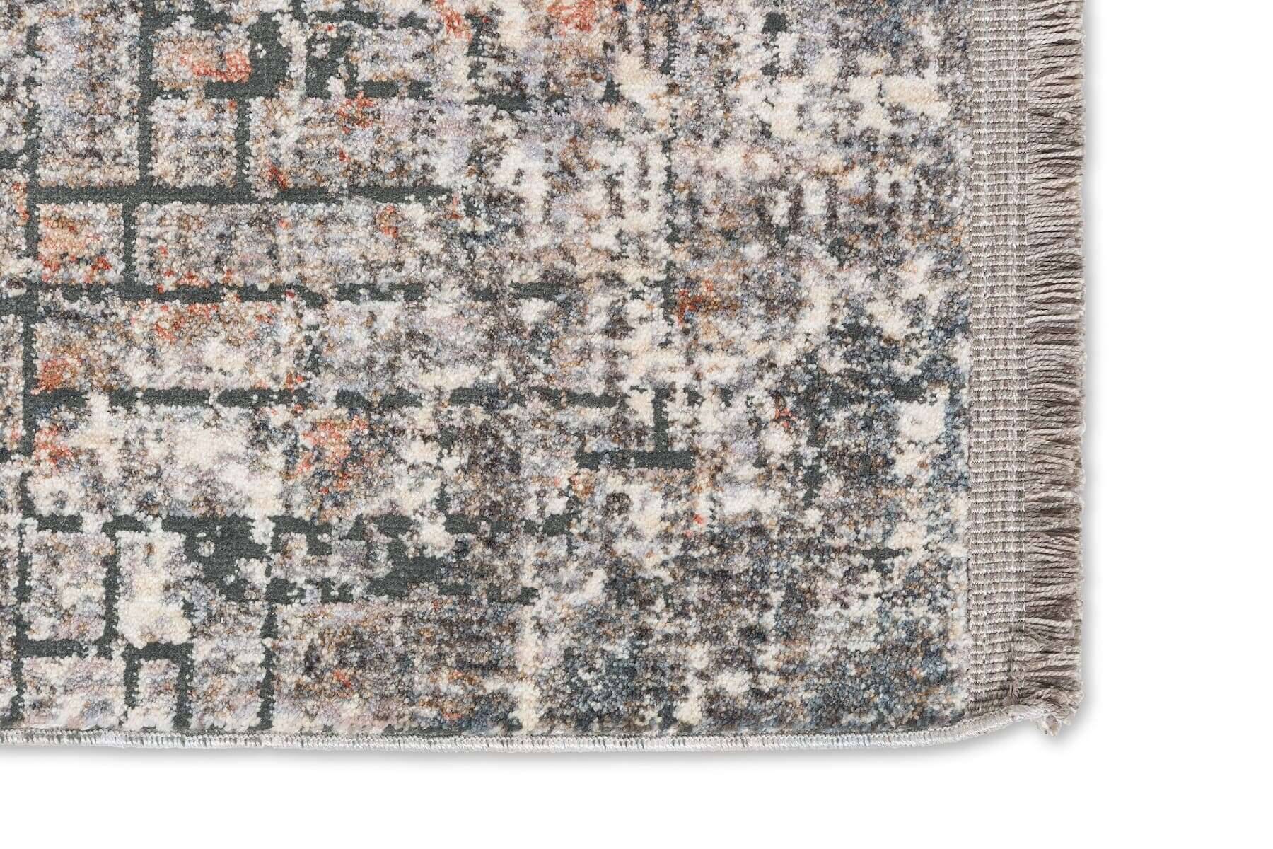 W6635_212_040_Ana_Detail Moderner Vintage Wohnteppich Sarezzo 6635-212-040 Flachgewebe