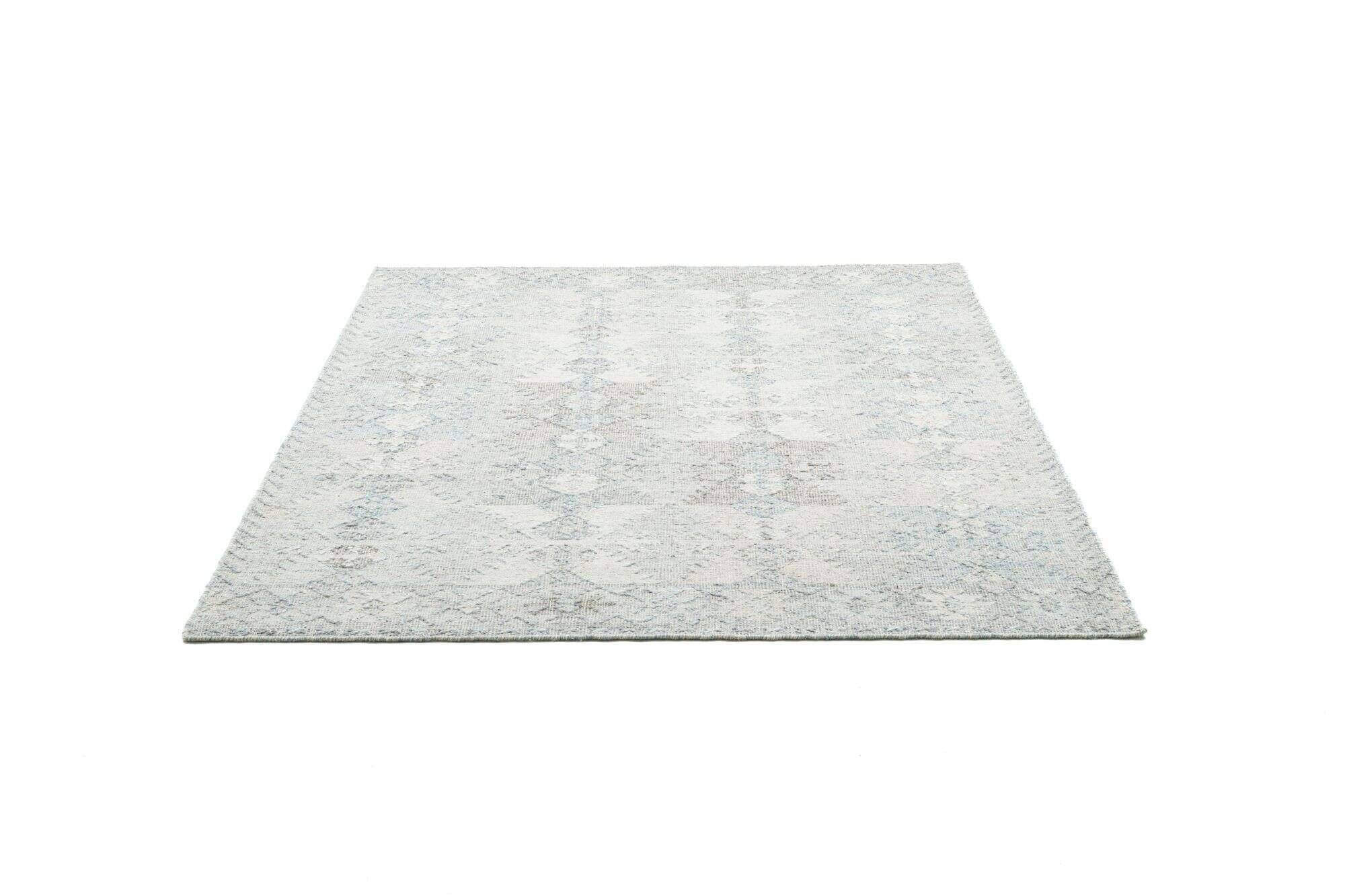 zilch_zo-3906-19_650grey_427748_22 Handwebteppich Zilch Schurwolle Kelim Modern Grau 160x230cm