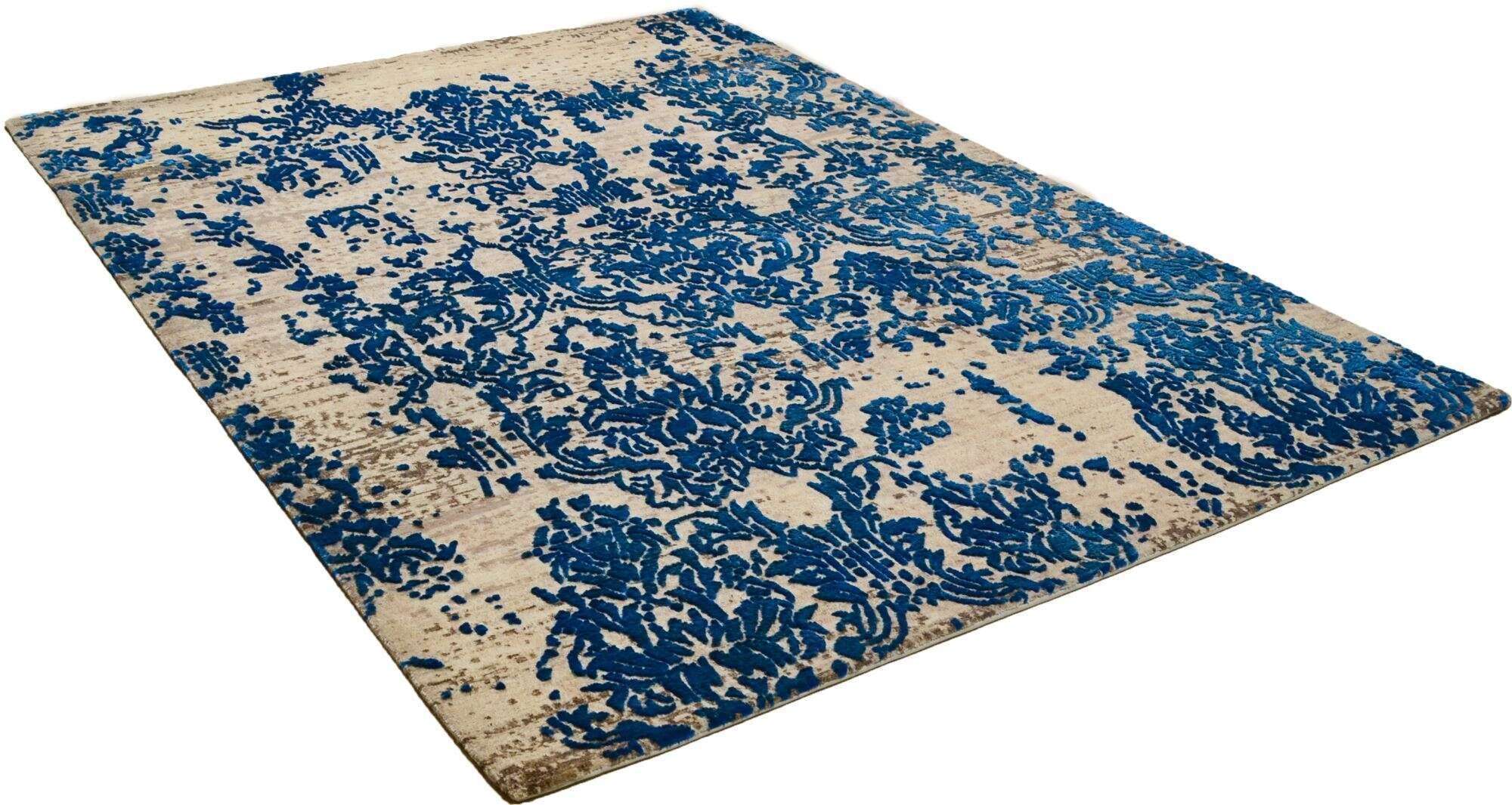 Nepal Teppich Jabu Silk 60 Wolle und Seide Teppich Wunschmaß