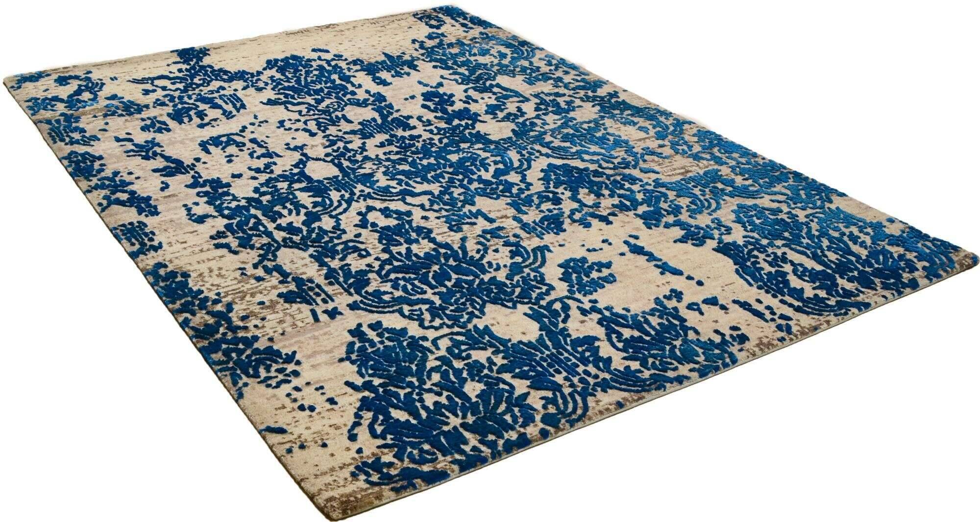 jabusilk_c2035_720turquoise_405634_2 Nepal Teppich Jabu Silk 60 Wolle und Seide Teppich Wunschmaß