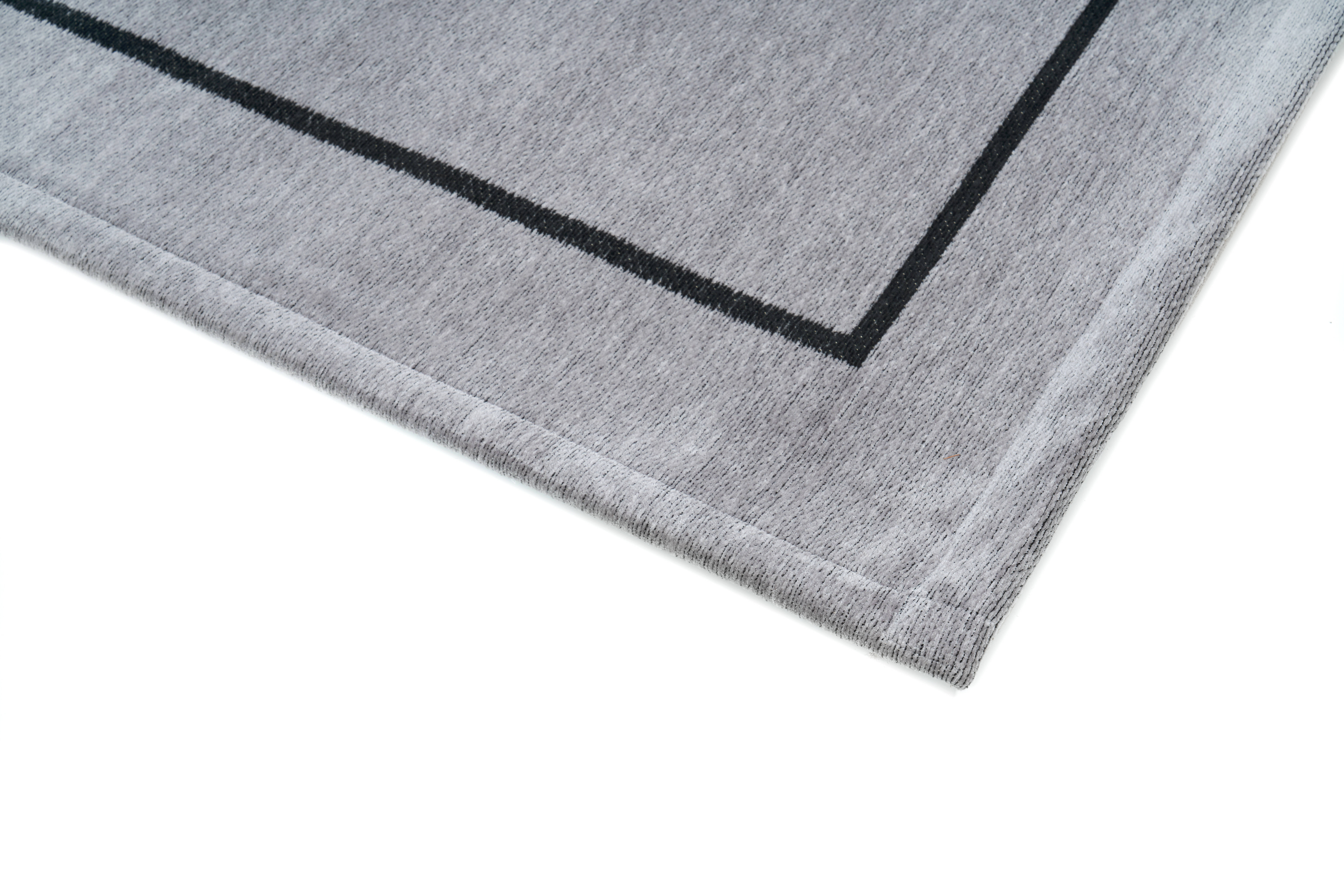 Moderner Teppich LINEA GRAY - Waschbarer Teppich