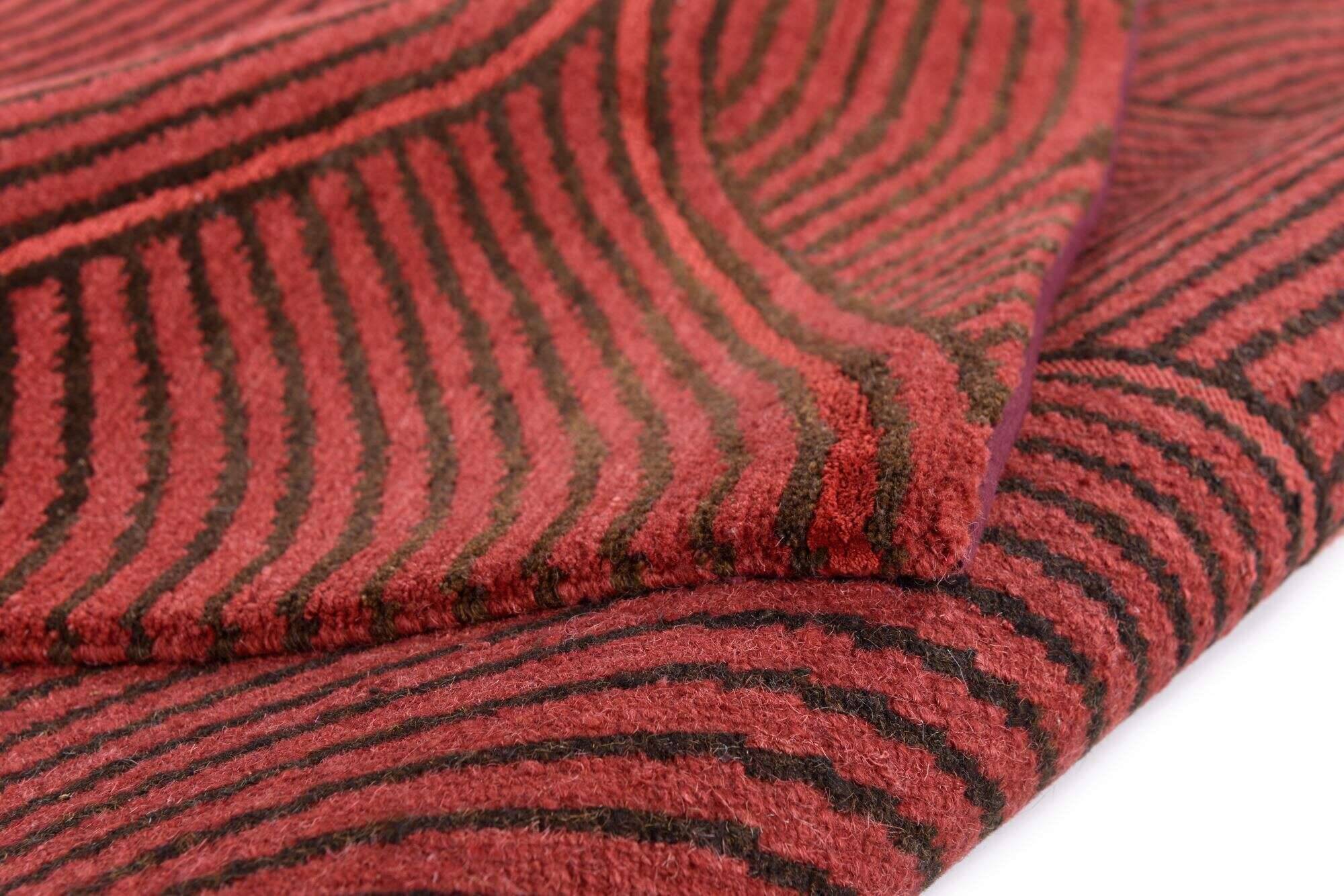 jabusilk30_ds327_201red_110687_9 Nepal Teppich Jabu-Silk 30 im Wunschmaß