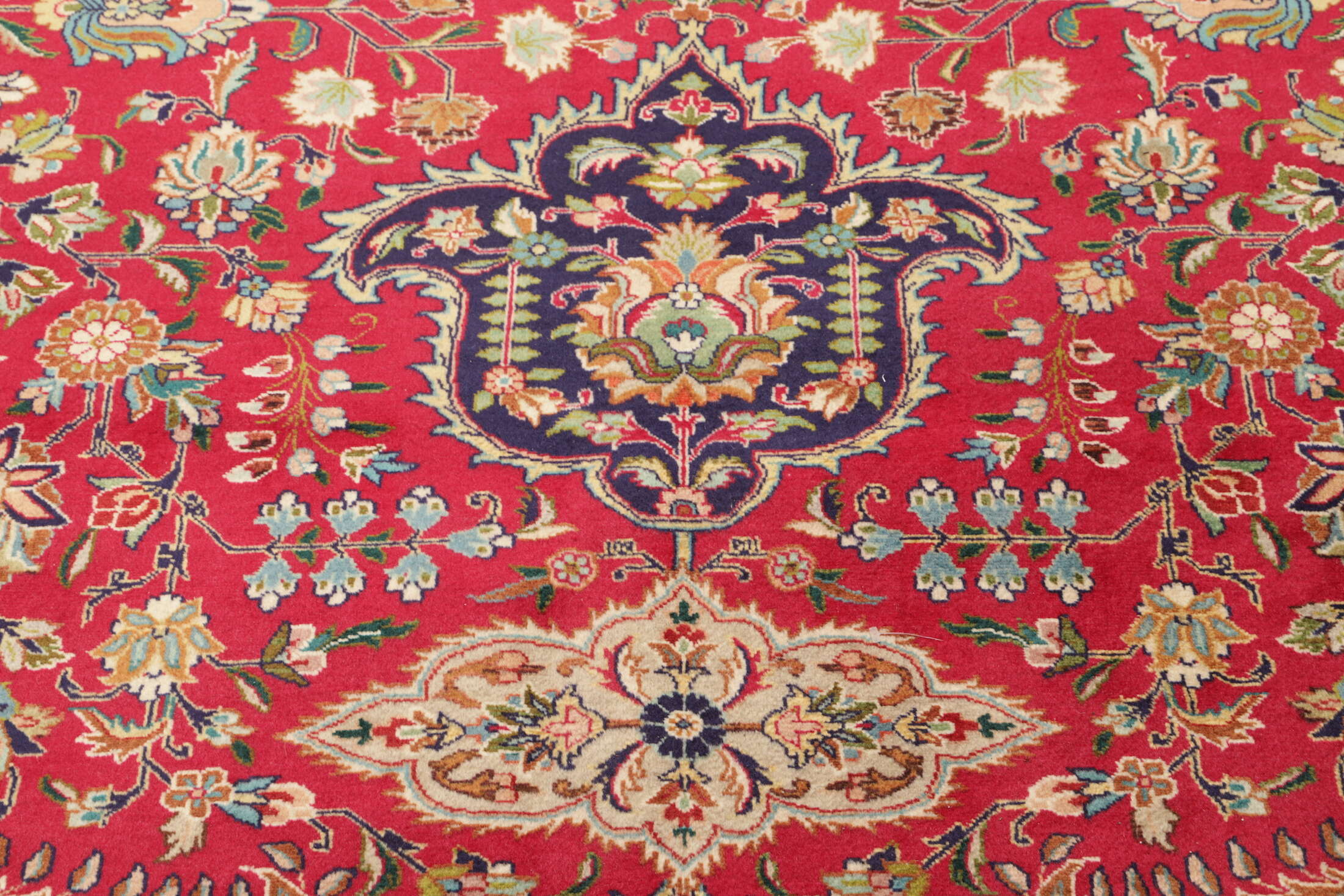 Teppich Persien 401x579cm Täbriz 50 Persischer Teppich Orient fein
