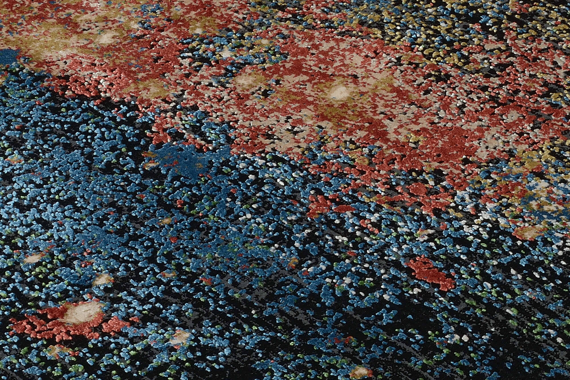 LUX04-598-7 LUXURY FOUR Moderner Design Teppich mit farbbrillanter Modalfaser