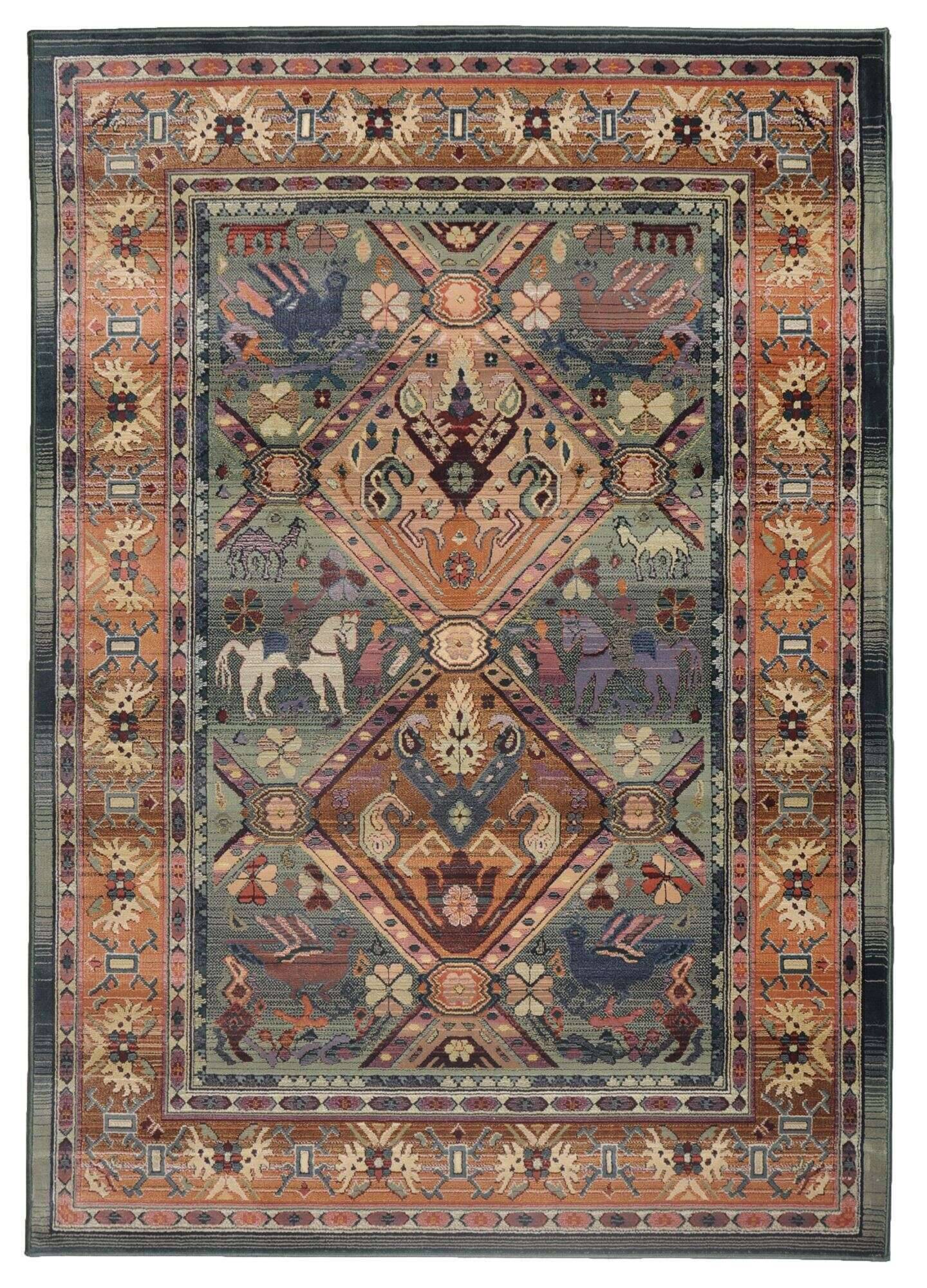 gabiro_13_300gruen_300579_1 Orientteppich Gabiro Nomade 13 Teppich Klassisch