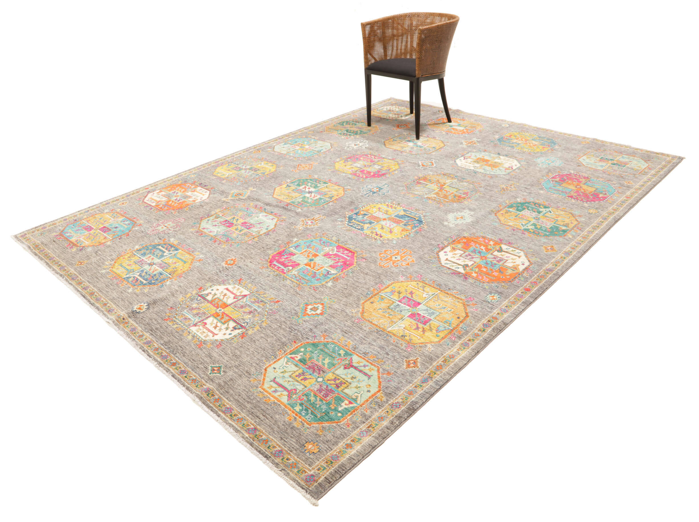 RSN386834-00002 Ziegler Teppich 247x327 cm Orientteppich multi Handgeknüpft Wolle