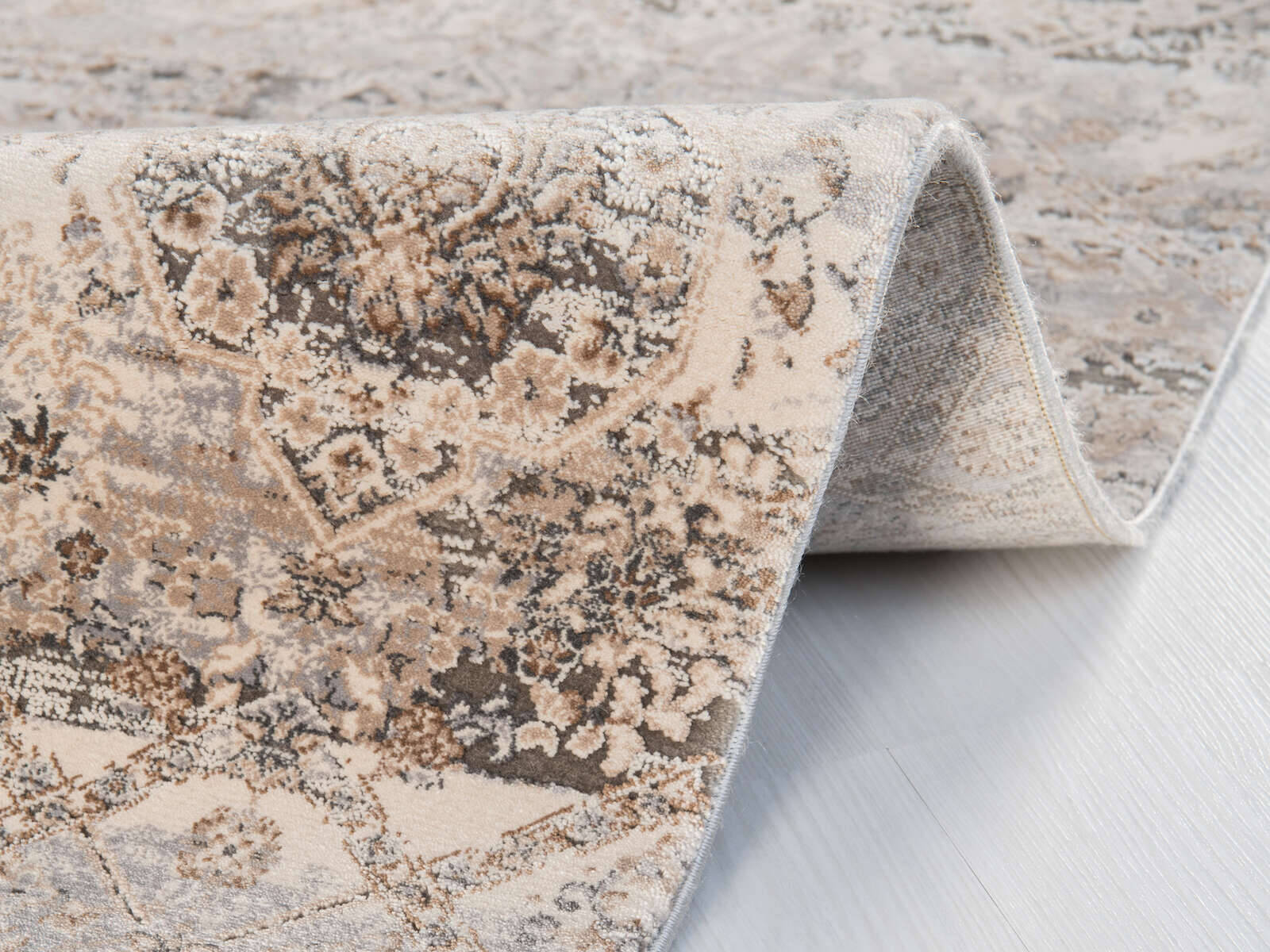 F2602-335-9 Designteppich 160x230 cm beige Nova 2602 Teppich Modern