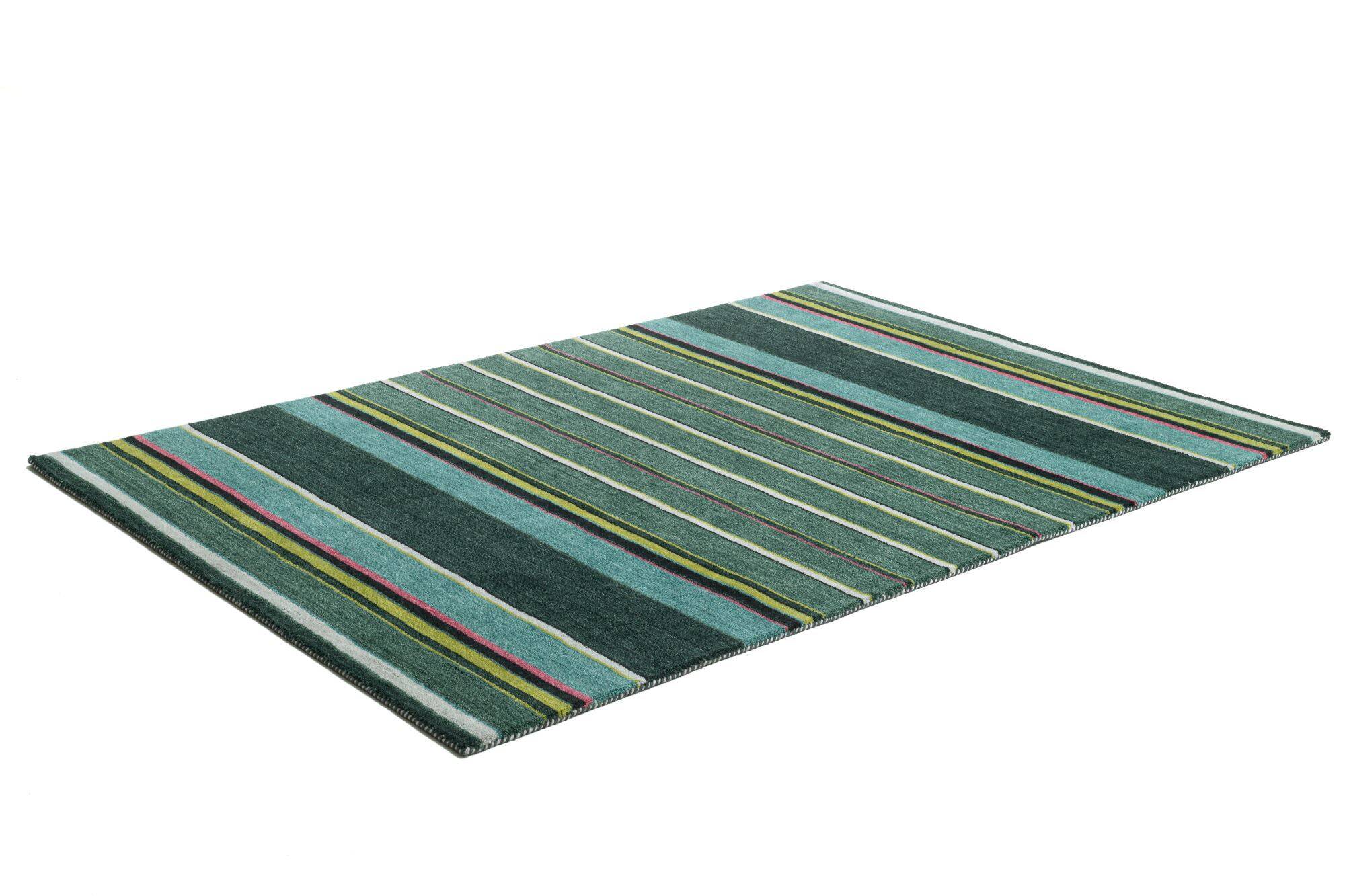 Handgewebter Teppich Haltu Super Noir Schurwolle 160x230cm Handgewebter Teppich Haltu Super Noir Schurwolle 160x230cm