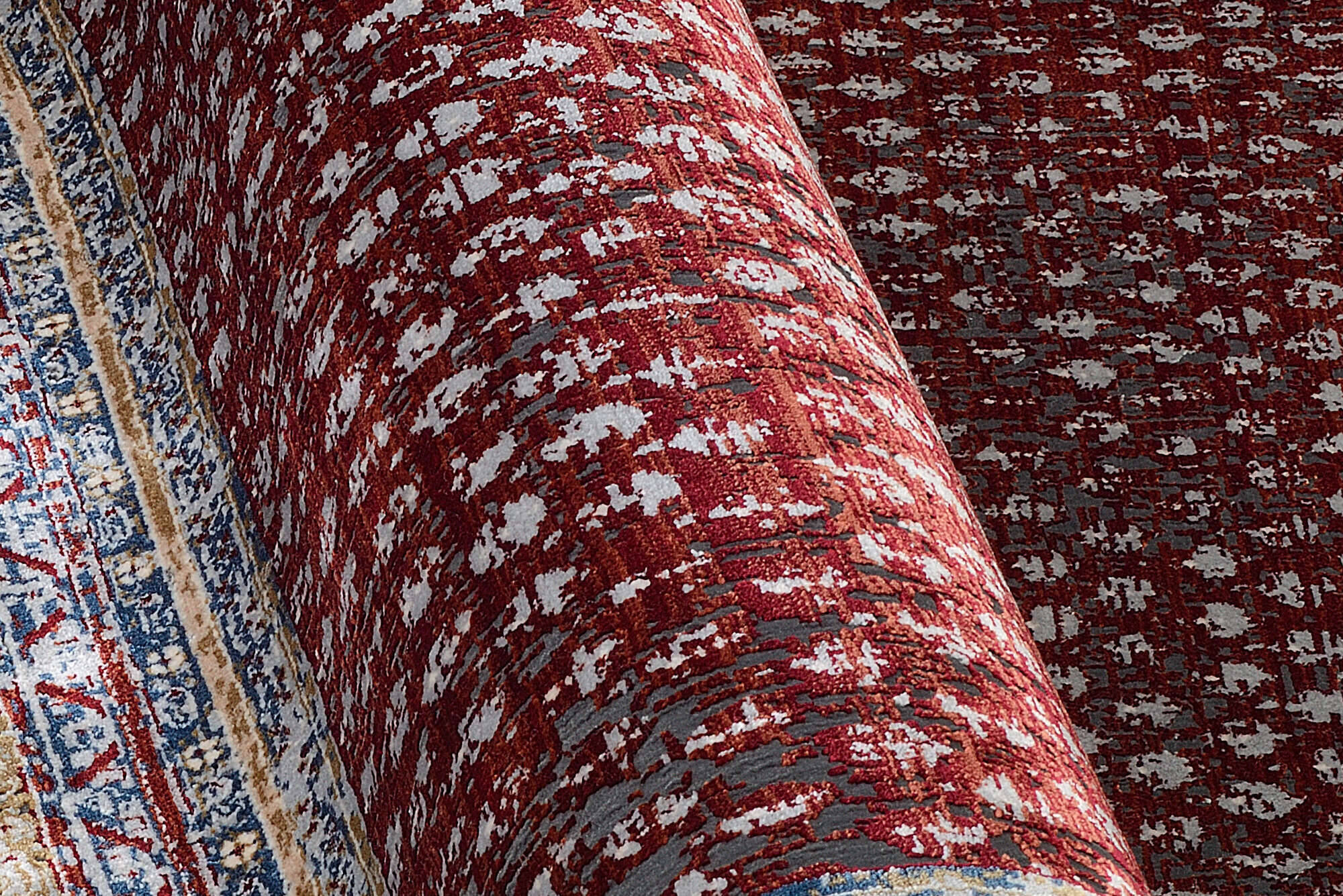 GLA19-199-6 POINTS Klassischer Vintage Teppich aus Modalfaser mit Glanz Effekt