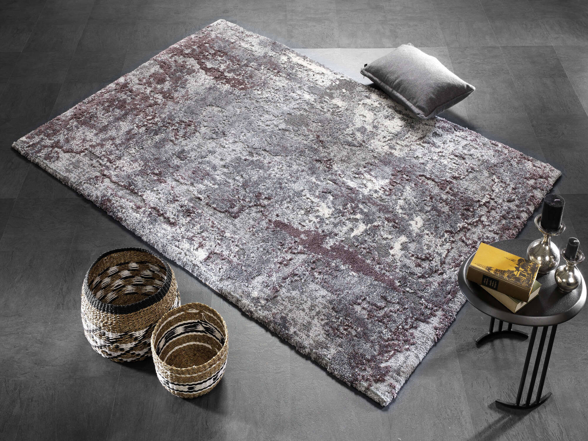 JUW01-573-13 Teppich Juwel Liray Teppich Vintage Hochflor Teppich