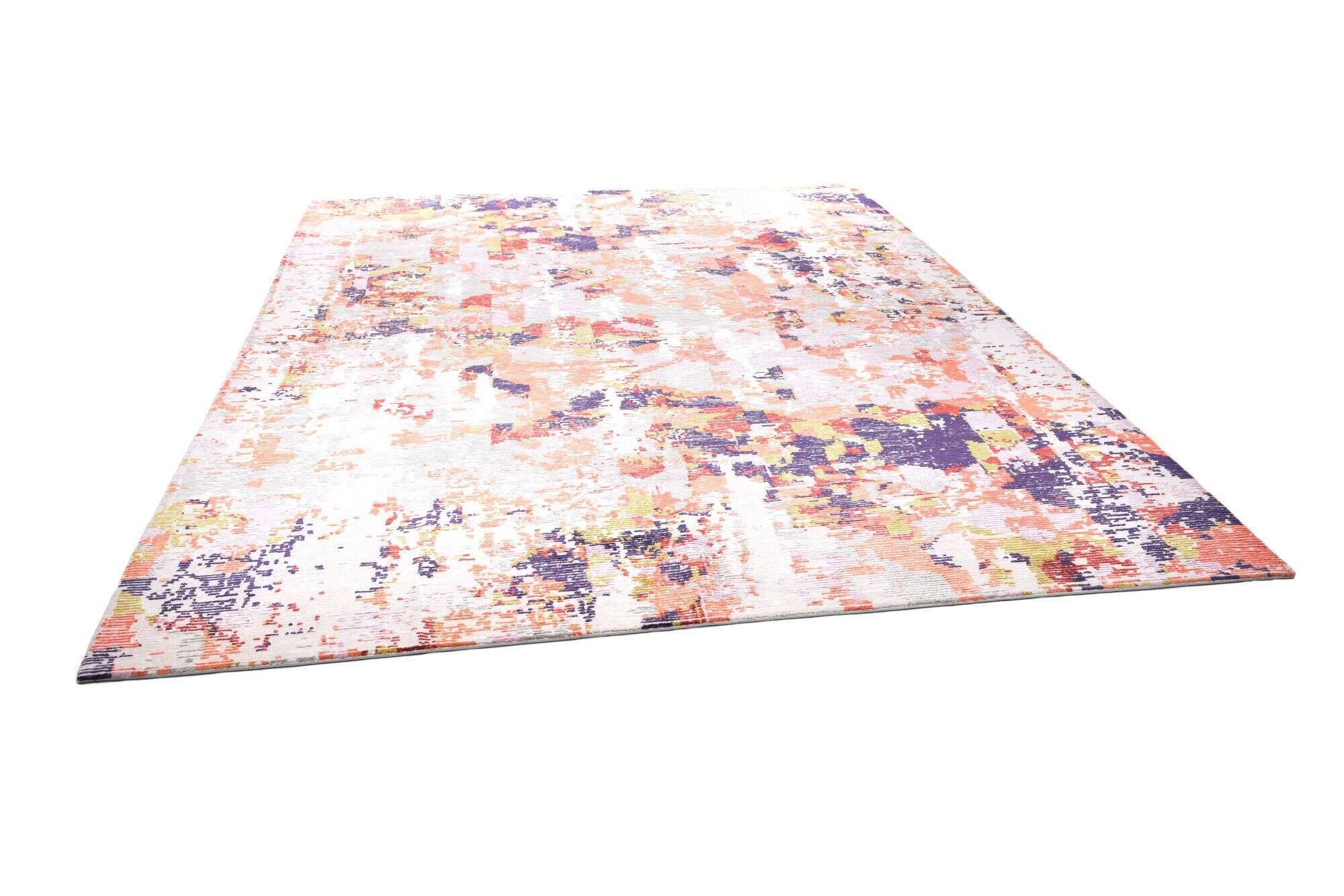 ribeyesilk60_c2395_750purple_111225_2 Nepal Teppich Rib Eye Silk 60 Design Seide Wolle 243x305cm bunt