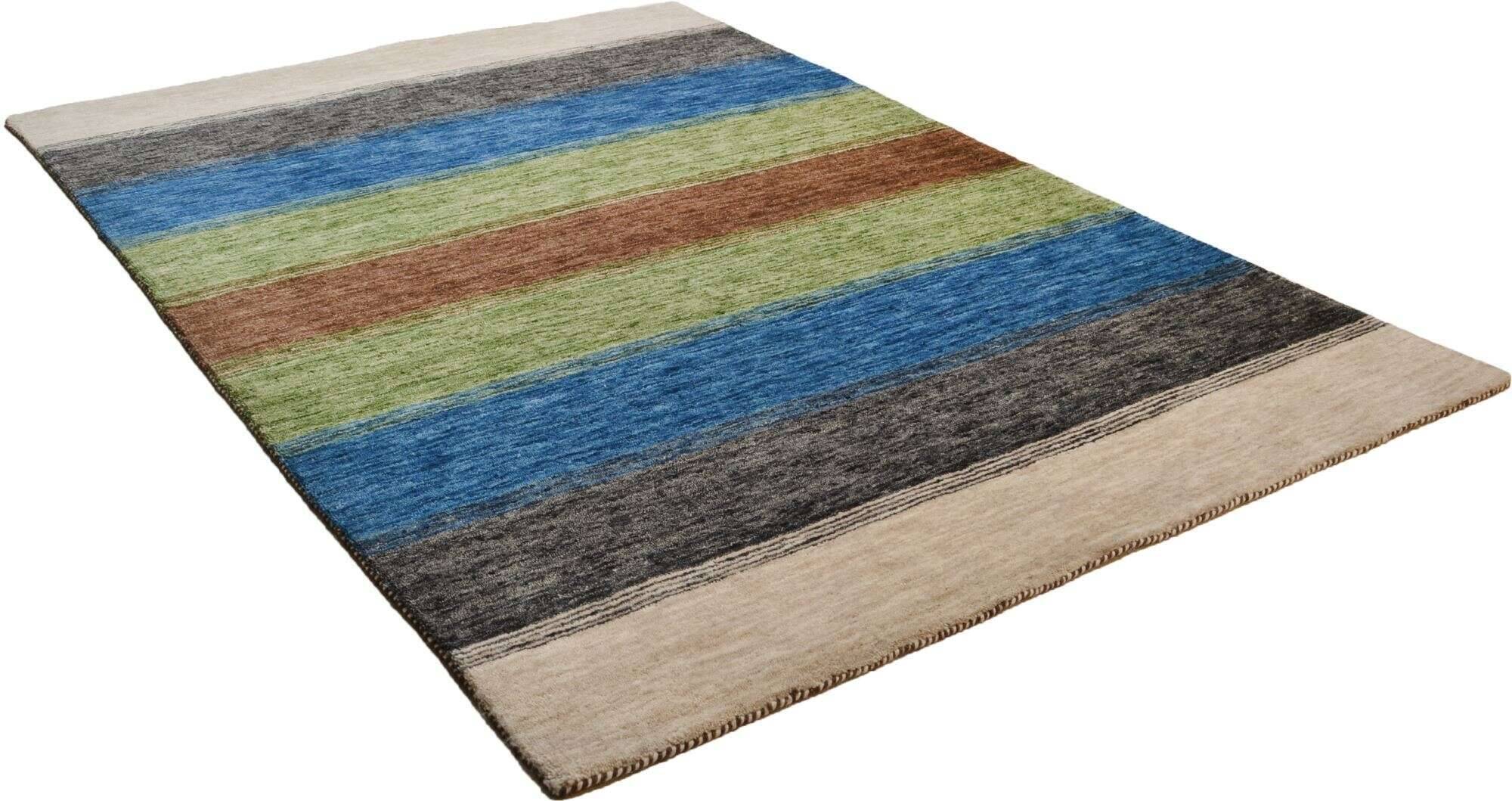 newyorknew_3906_183sandmulti_405270_2 Gabbeh Teppich Schurwolle 160x230 cm