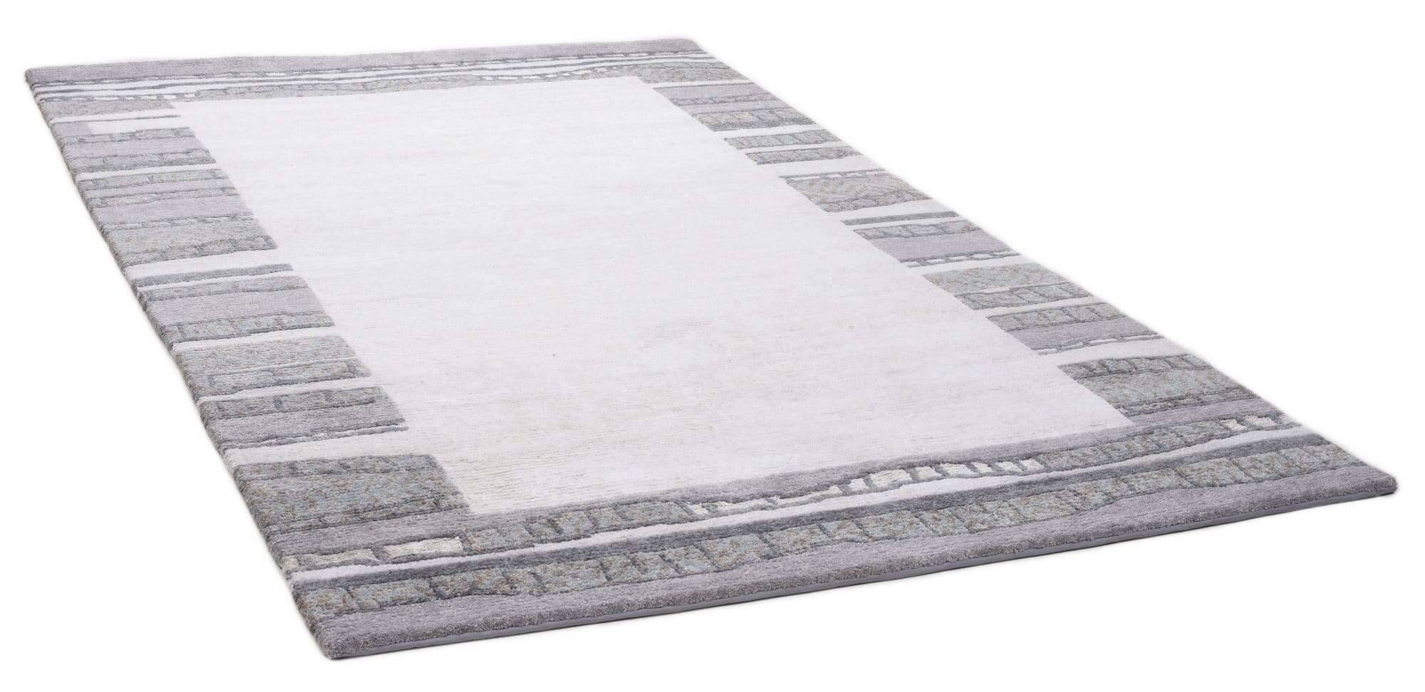 TalongaSilk_RSK687_553beigemulti_412498_2 100% Schurwolle Nepalteppich Talonga-Silk ca. 166x240 cm