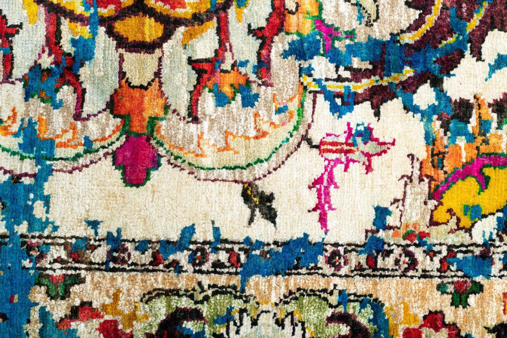 sarisuperior_4501_553beigemulti_431440_3 Sari Superior Teppich Orient Handgeknüpft im Wunschmaß