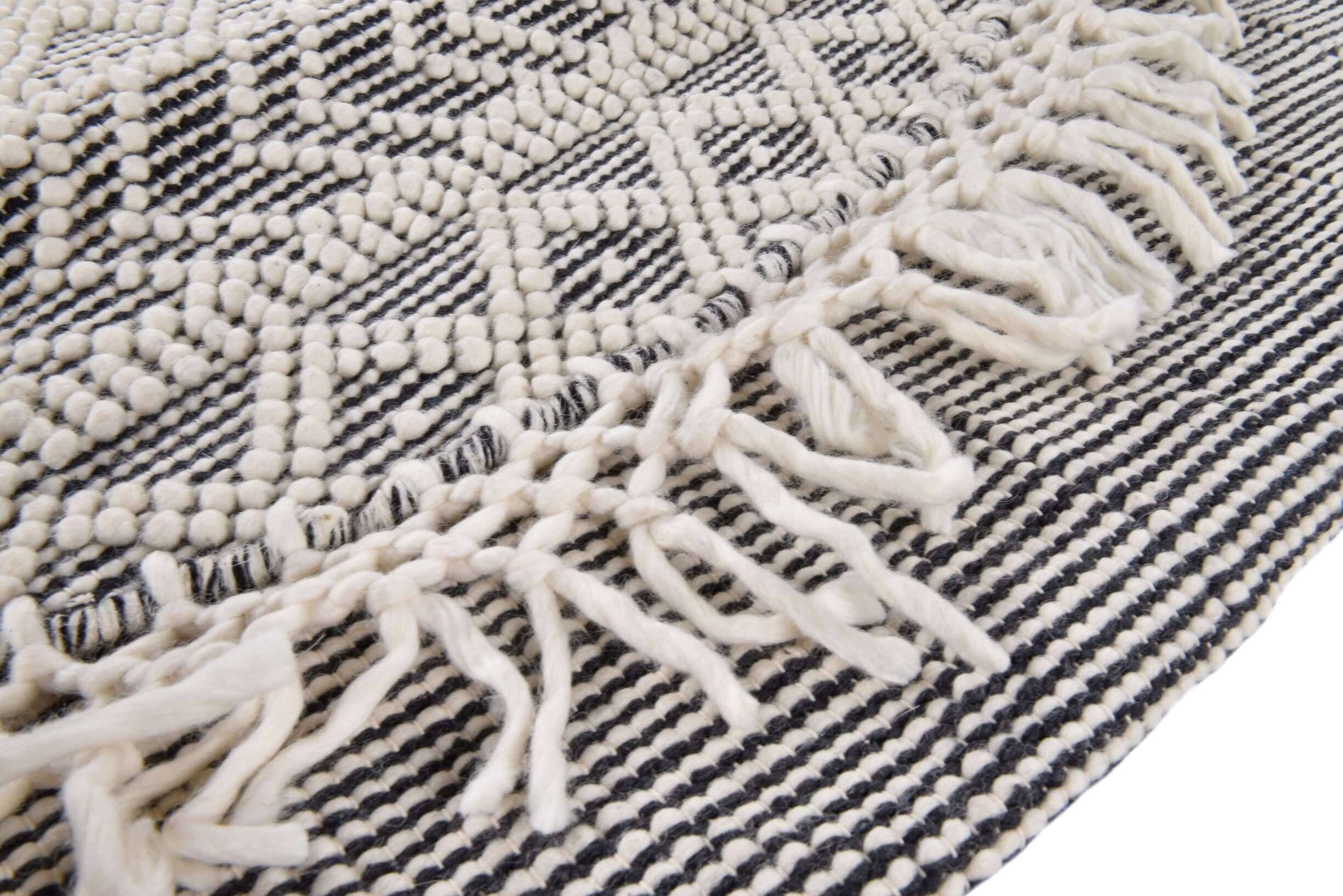 Tom Tailor Colored Macrame two Teppich Natur Wollteppiche