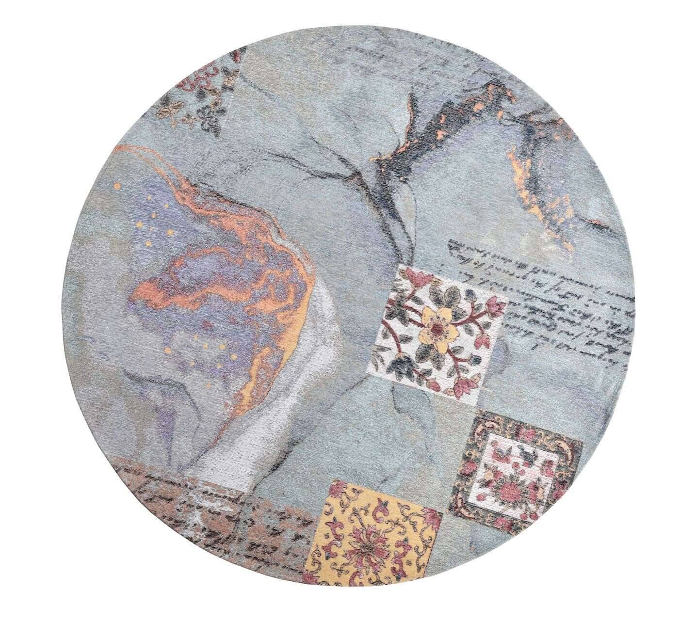 Cosima_GF-106_723TurquoiseMulti_426822_1 Cosima GF-106 Teppich Flachgewebe Modernes Design