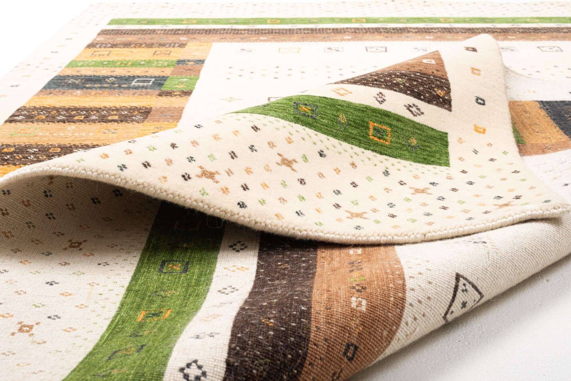 lorisuperdiamond_zo-2418-18_583creammulti_412777_9 Orientteppich Lori Super Diamond Gabbeh 160x230 cm