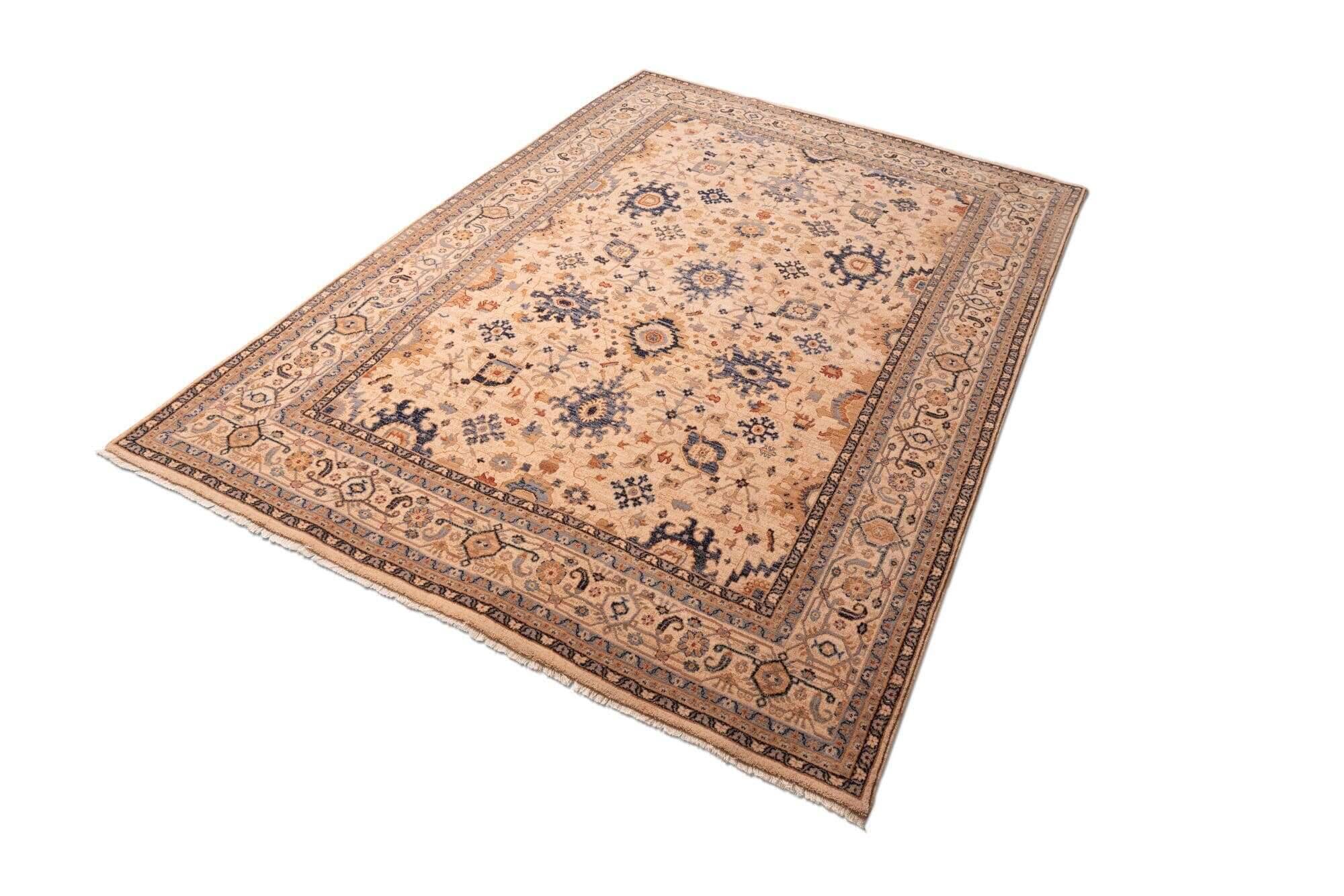 Saharna_7521_500brown_423935_2 Teppich Saharna 7521 Webteppich aus reiner Wolle
