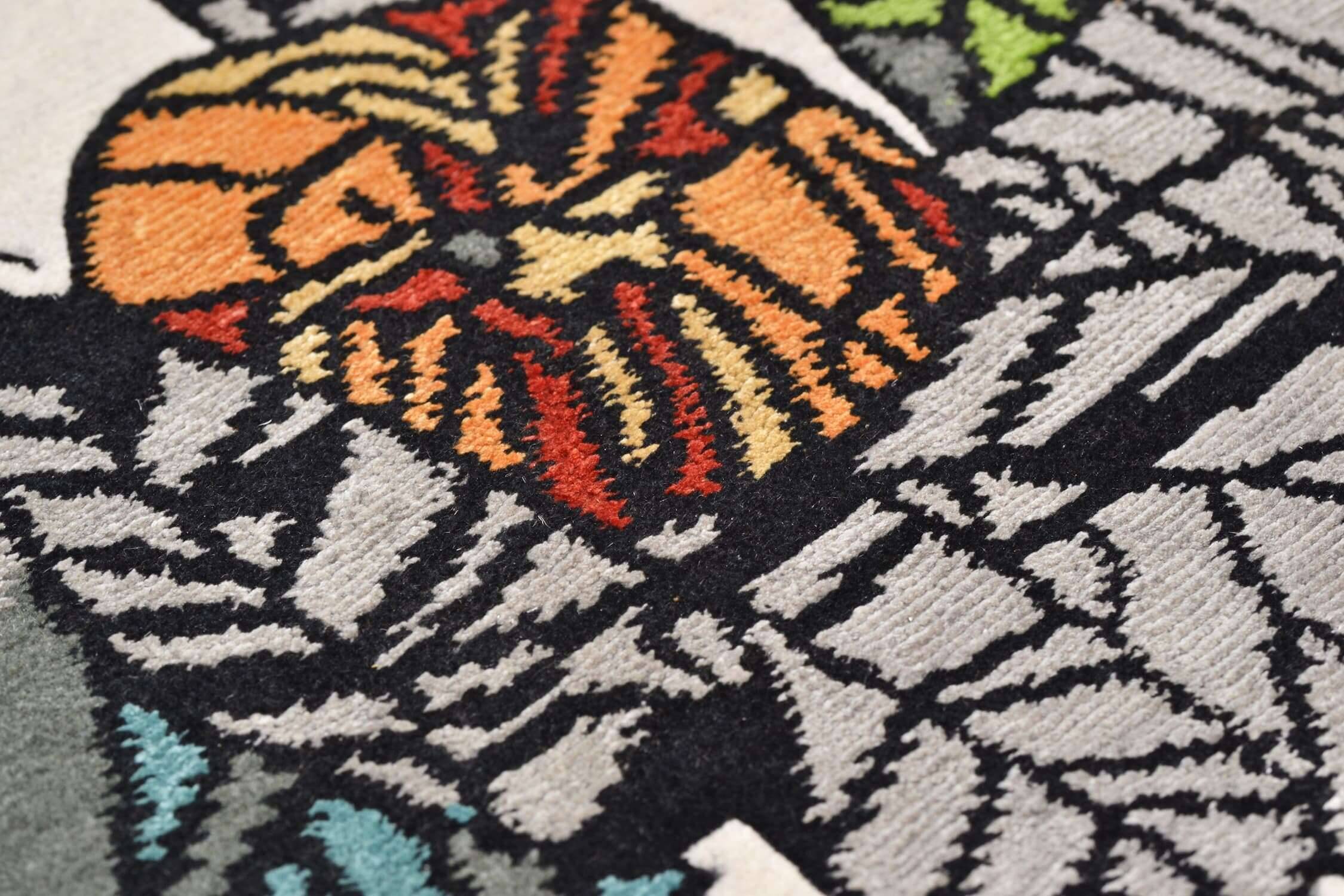 JabuSIlk30_C2898_x376_70-Wool-30-Silk_202x306_6 Teppich Nepal Jabu-Silk 30 Handgeknüpft 202x306 cm C2898