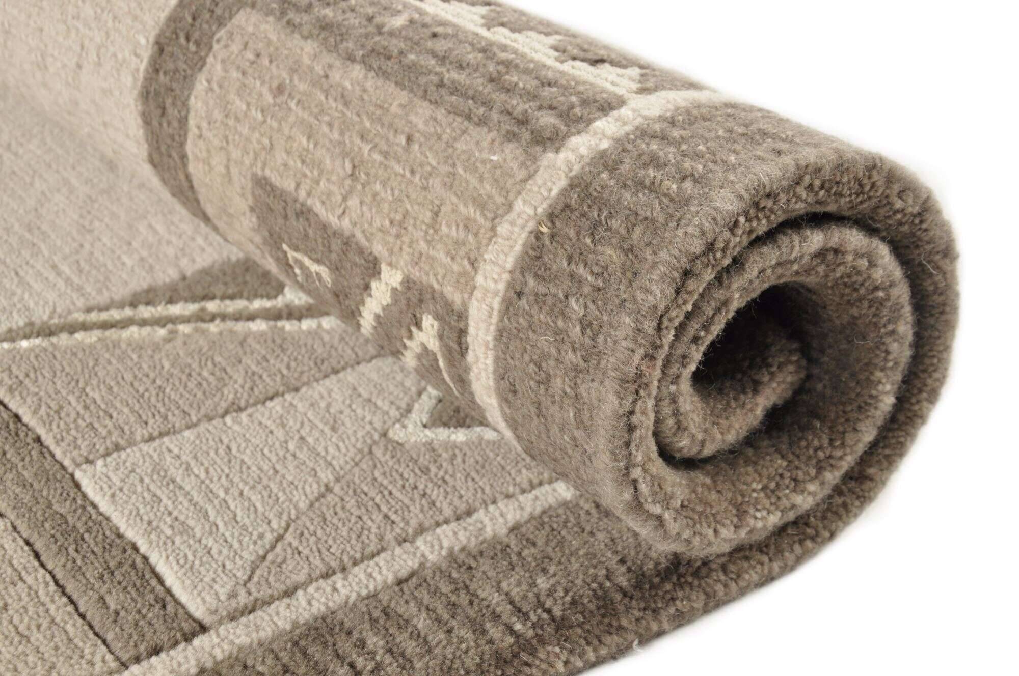 tibetlife_bt263_653greymulti_110185_11 Nepal Tibet Teppich Gurkha beige Wunschmaß