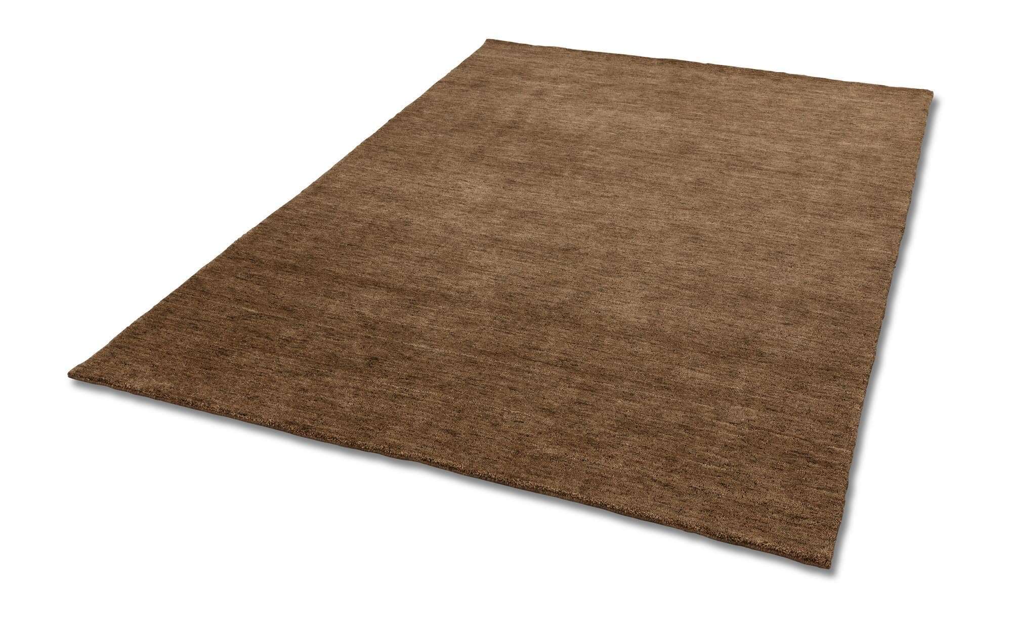 Barolo 6677 handgewebter Teppich aus Wolle braun Wunschmaß
