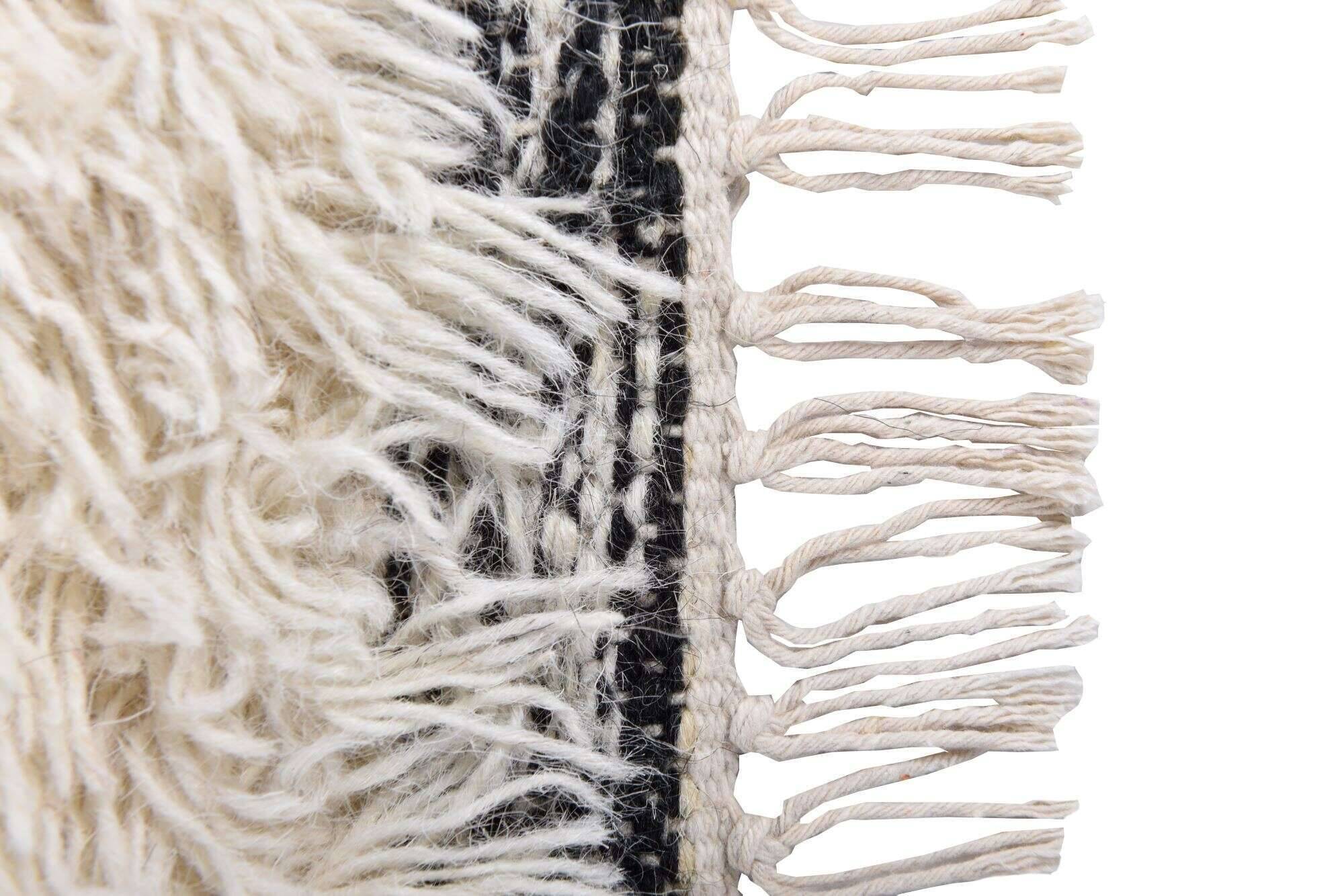 Mora_14019_615BlackAndWhite_426944_10 Mora Teppich Handgewebt reine Naturfasern
