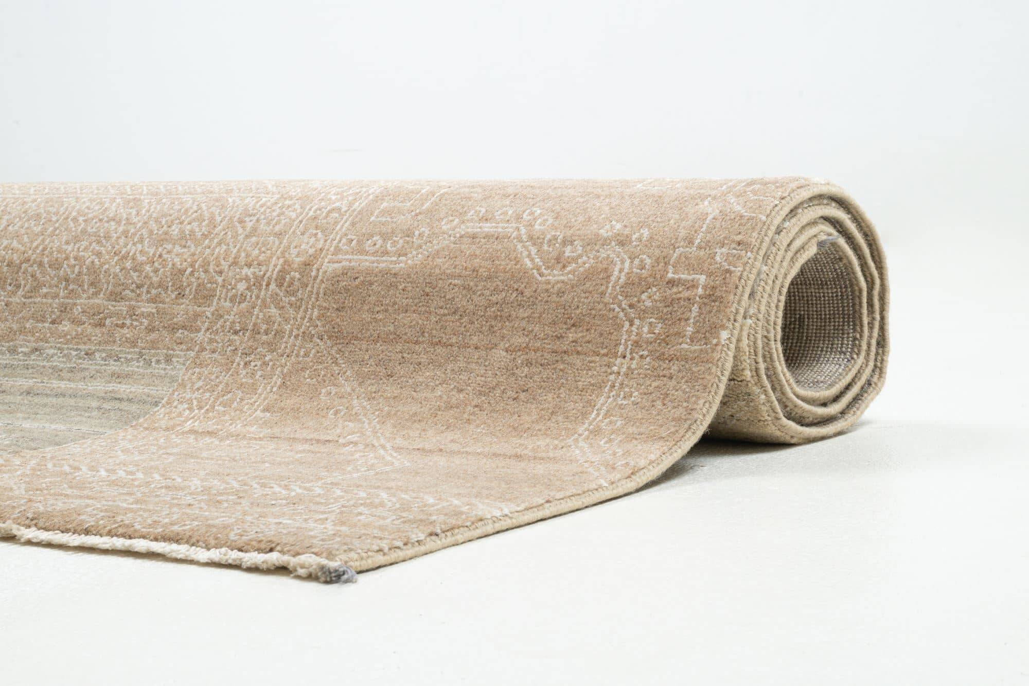 Patchwork Teppich PATCH Handgeknüpft beige 140x200cm Patchwork Teppich PATCH Handgeknüpft beige 140x200cm