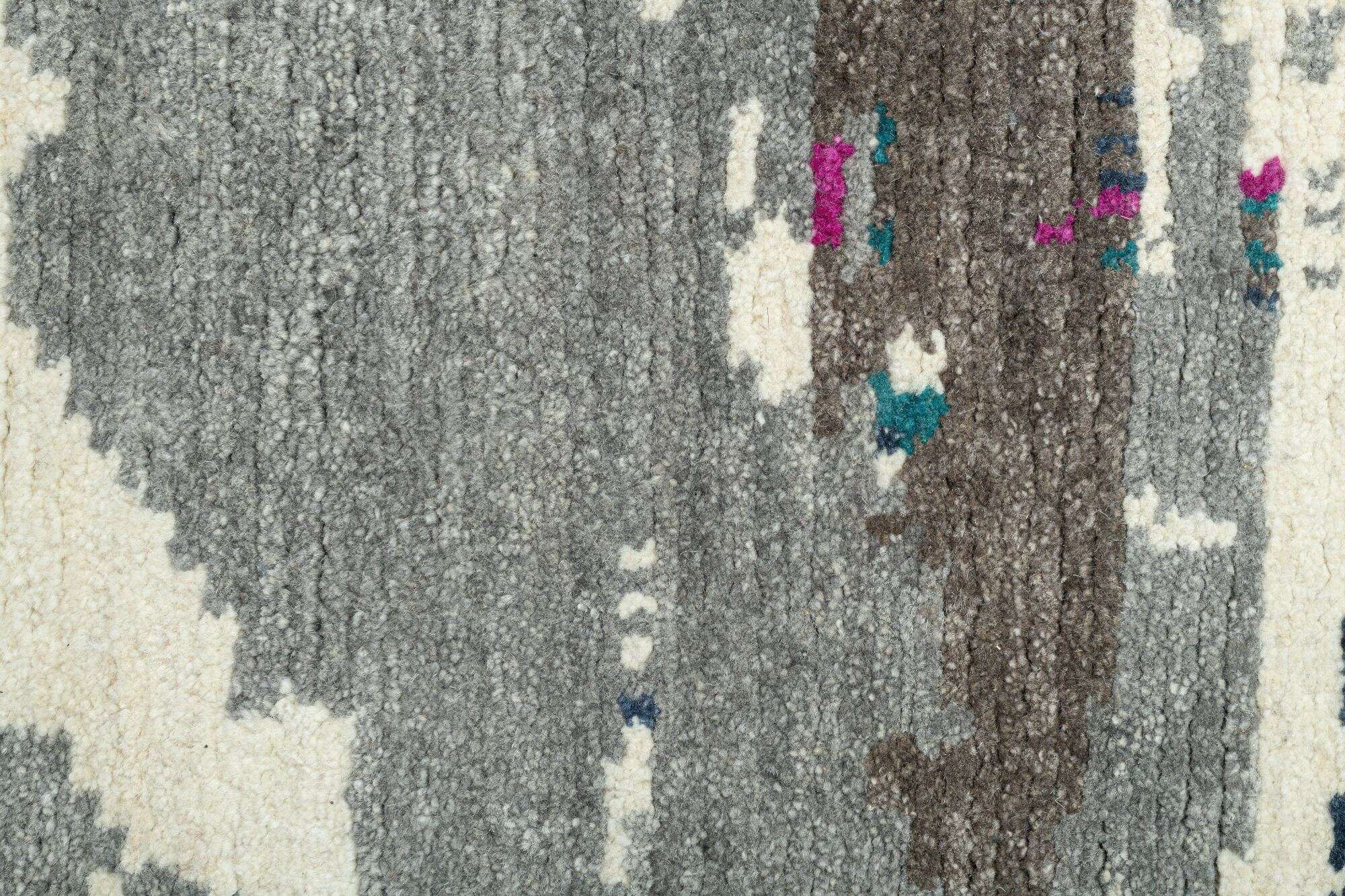 Handgeknüpfter Teppich Sangri Nepal Design C4332 Wunschmaß