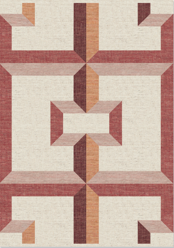 Paulig Teppich Woven Art Design 101-12 Handweb Teppich