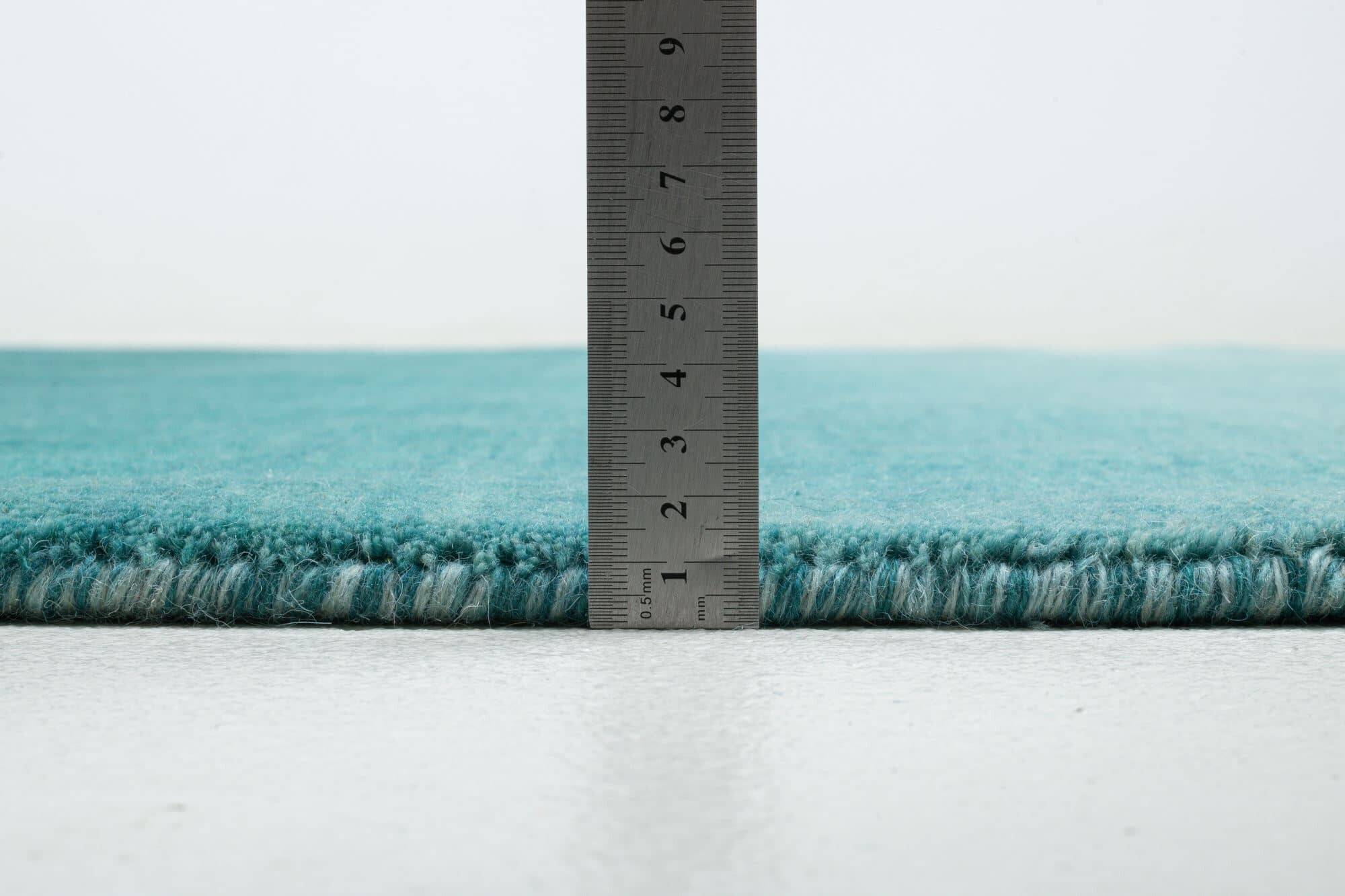 Teppich Modern 160x230cm Wanda handgewebt Schurwolle blau Teppich Modern 160x230cm Wanda handgewebt Schurwolle blau