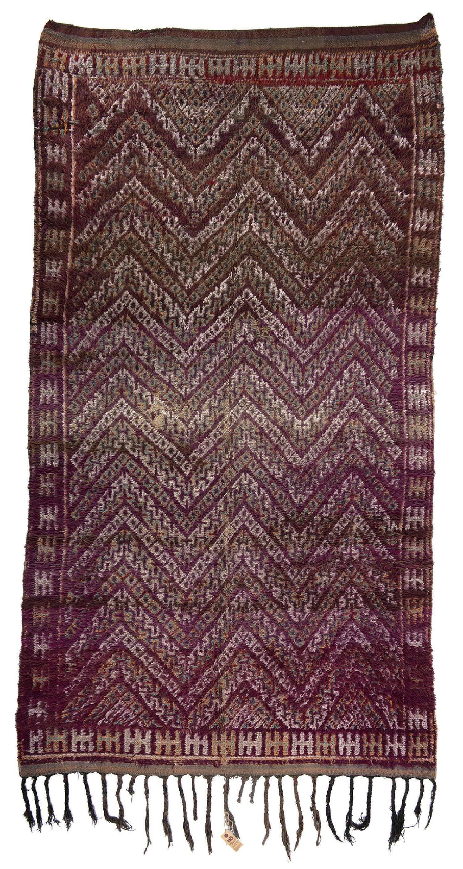 BeniOurainLegends_DD601_753purplemulti_418783_1 Beni Ourain Teppich Legends Antik 173x316 cm