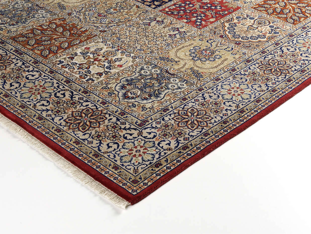 AM030-916-3 OCI Amravati Teppich Orient Handgeknüpft rot