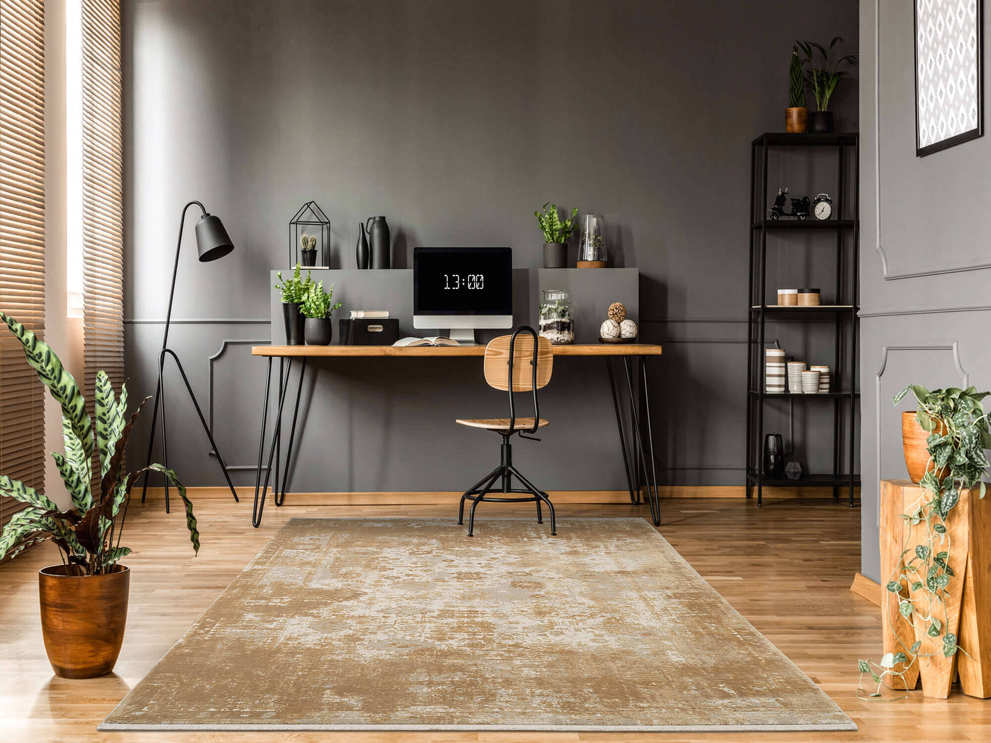 COL05-450-1 Teppich Glamour WK Wohnen Design Vintage Teppich