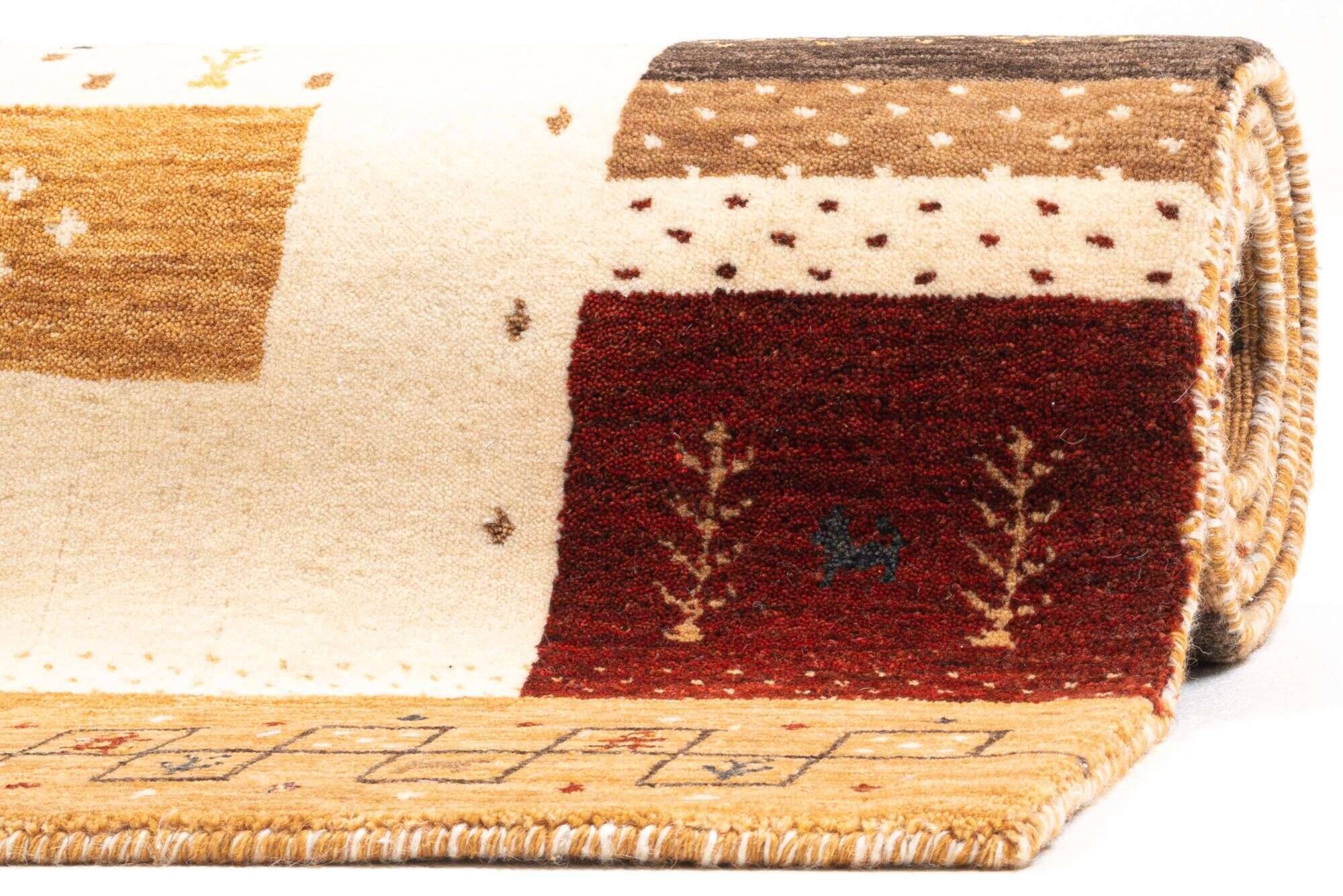 lorisuperdiamond_zo-2417-18_553beigemulti_412824_11 Orientteppich Lori Super Diamond Gabbeh 160x230 cm