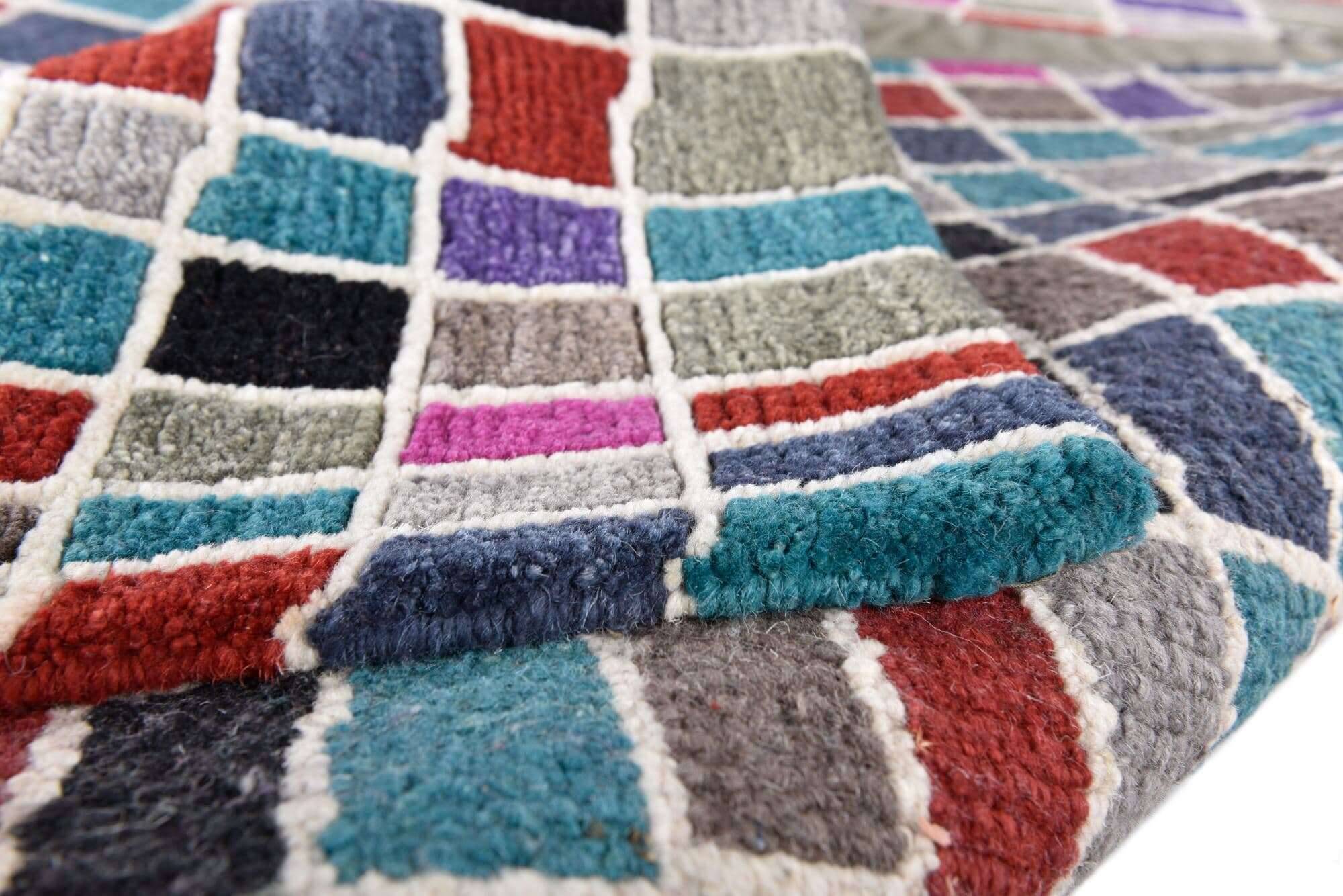 sangri_r1570_653greymulti_428147_9 Sangri Nepal Teppich Design R1570 im Wunschmaß