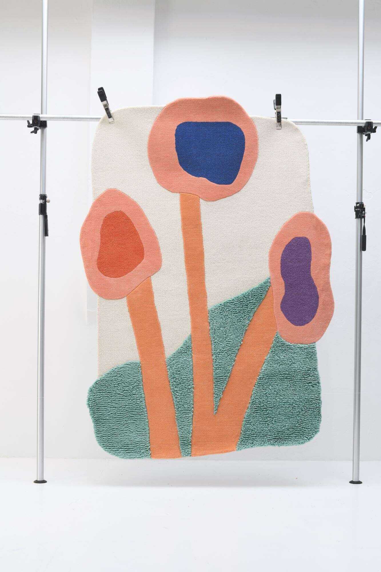 Tom Tailor Designteppich Colorful Poppy by Fabienne Meyer aka Bings