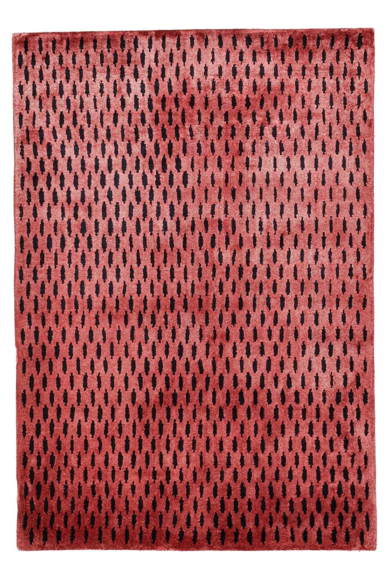bali_zo-1472-16_200red_405341_1 Design Teppich Bali Bamboo Silk 160x230cm Viskose rot