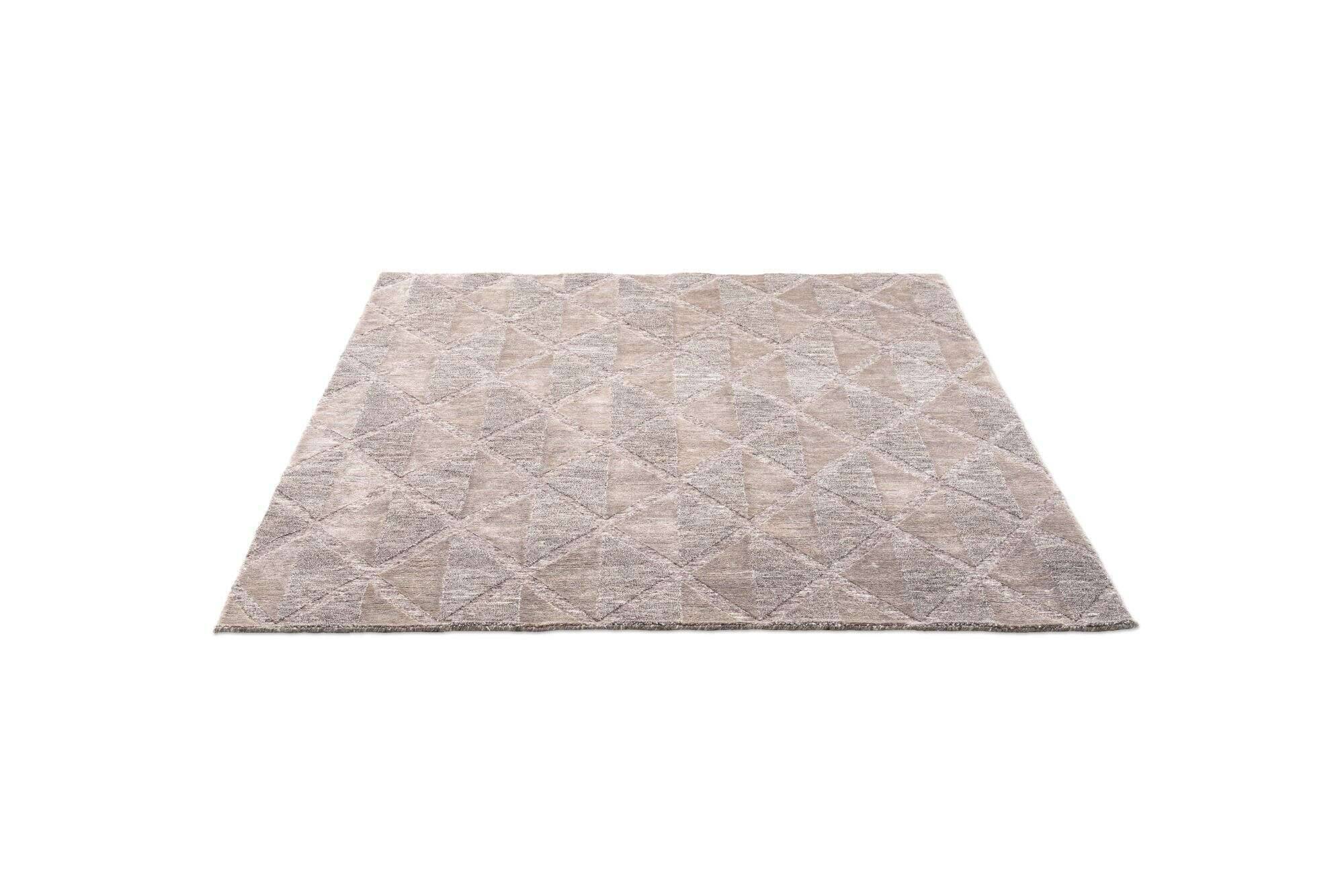 victoria_zo-2750-18_648darksilver_415392_10 Victoria Moderner Teppich160x230cm Viskose und Wolle beige mit grau