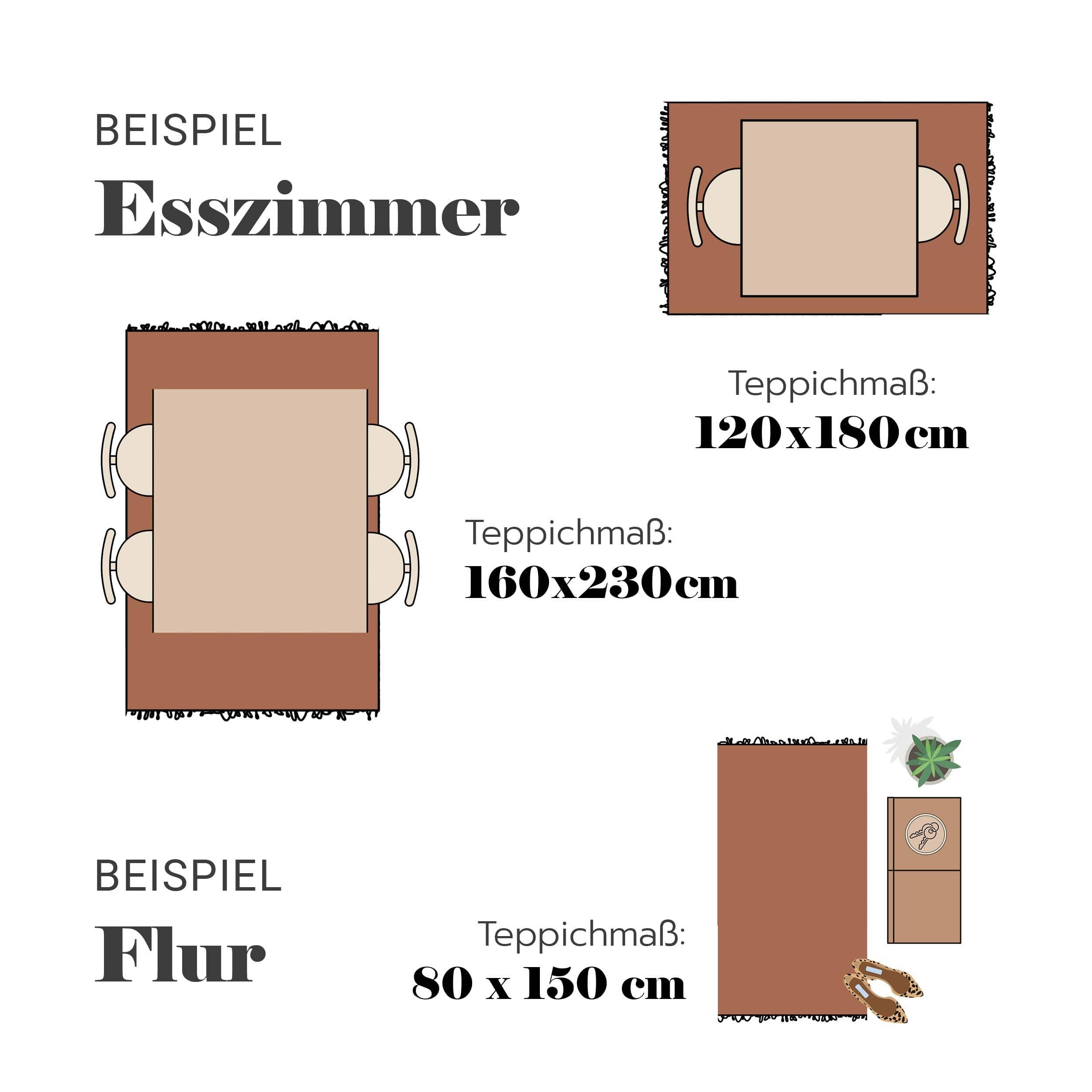 Hochflorteppich Paulie