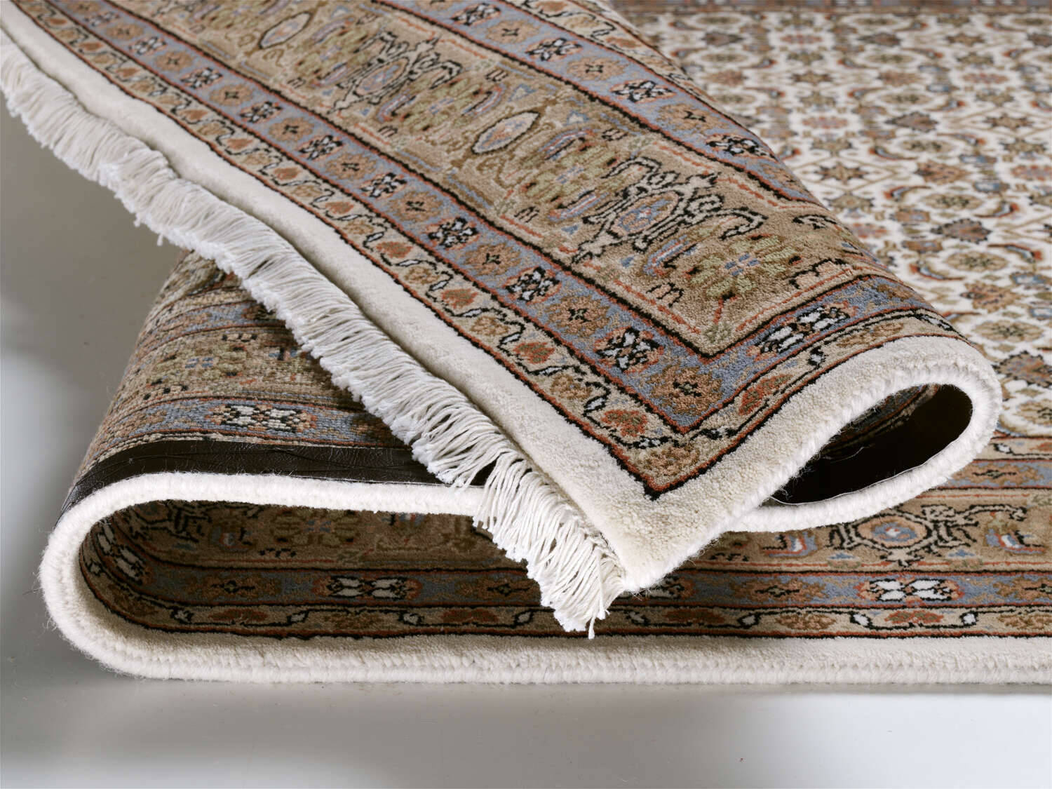 1151-933-4fjovzlbPanCEh Orientteppich Handgeknüpft Himla Herati Teppich Natur Schurwolle