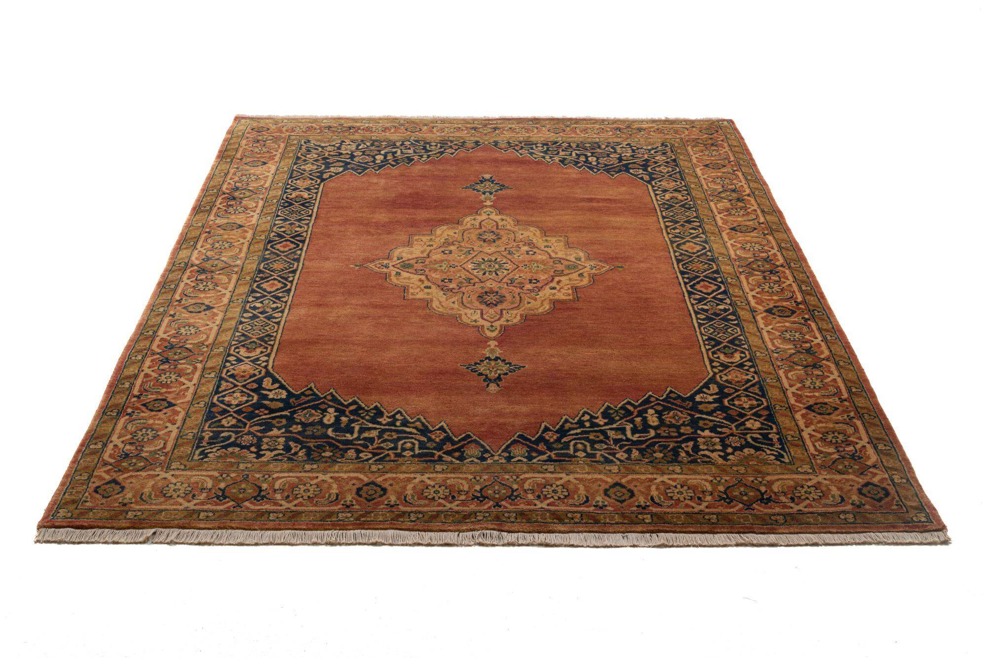 Samarkand Teppich 162x229 cm Kunstvoller Wohnteppich Samarkand Teppich 162x229 cm Kunstvoller Wohnteppich