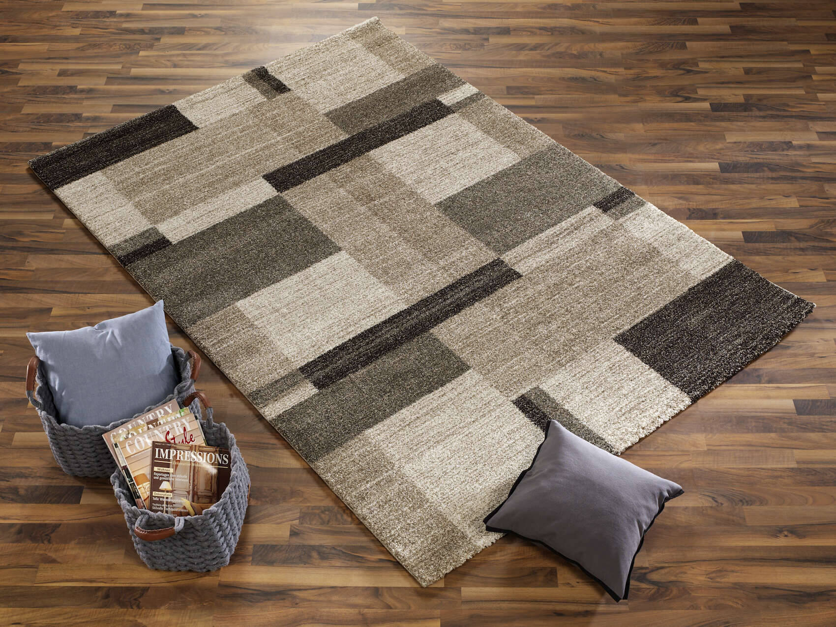 CAB01-616-10 Teppich Castle Beppo Hochflor Shaggy Teppich Modern