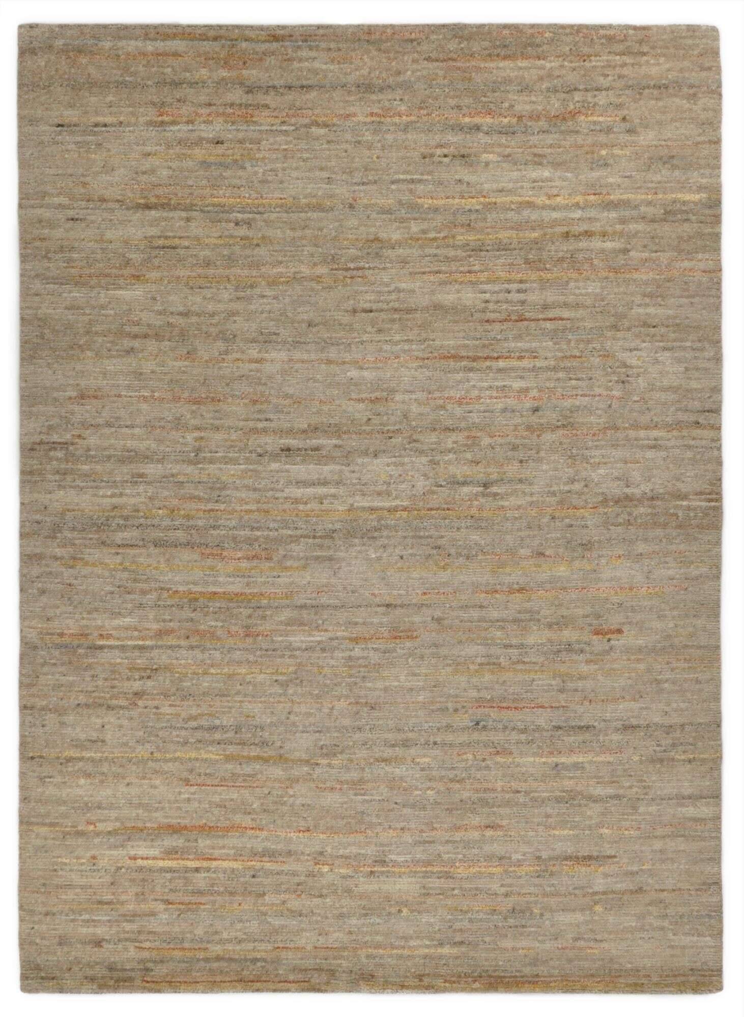 morsum_uni_555beigemulti_430903_1 Fangri Nepal Teppich RS621 Handgeknüpft Wolle