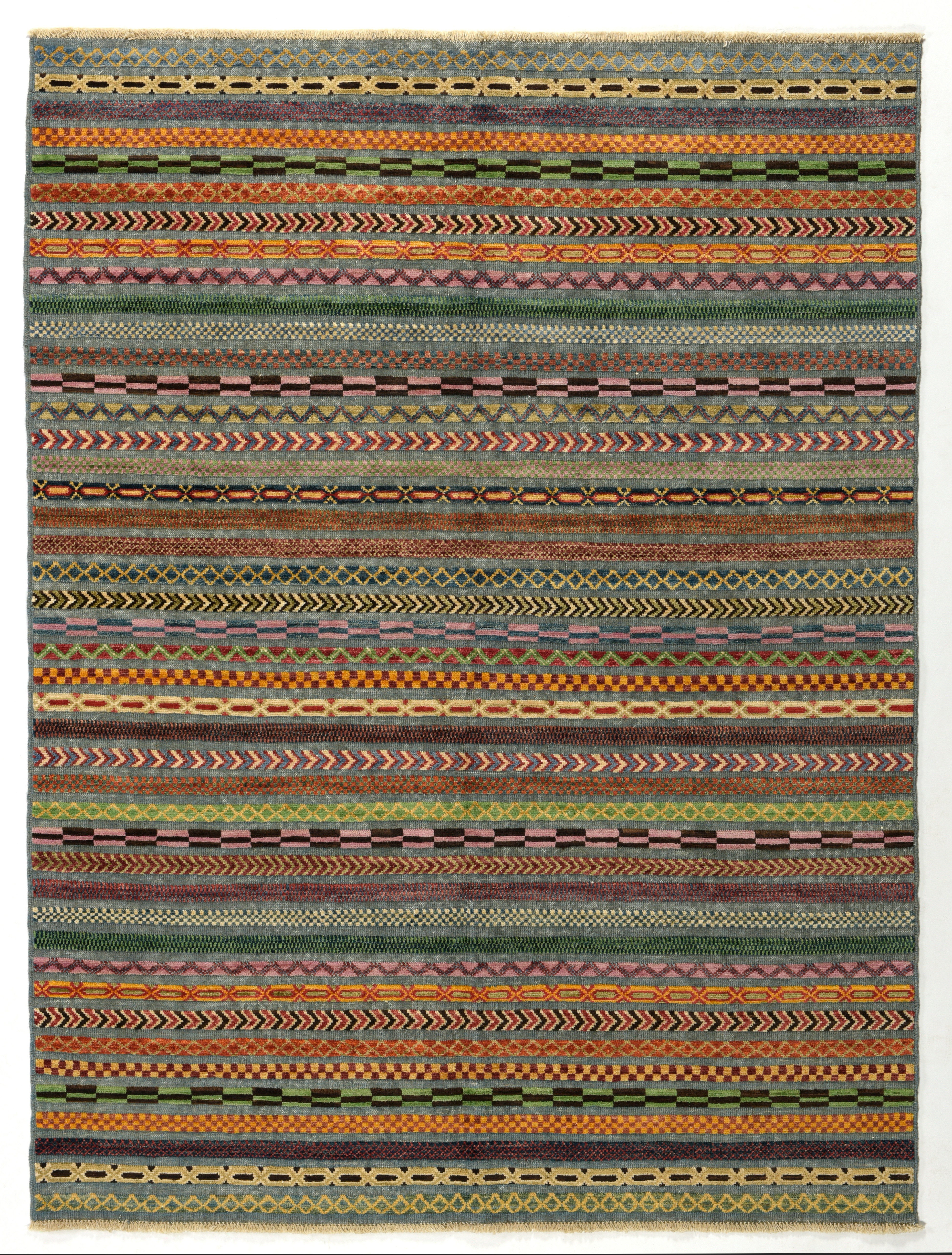 Funky Lines Orientteppich Handgeknüpft 148x201 cm Schurwolle Funky Lines Orientteppich Handgeknüpft 148x201 cm Schurwolle