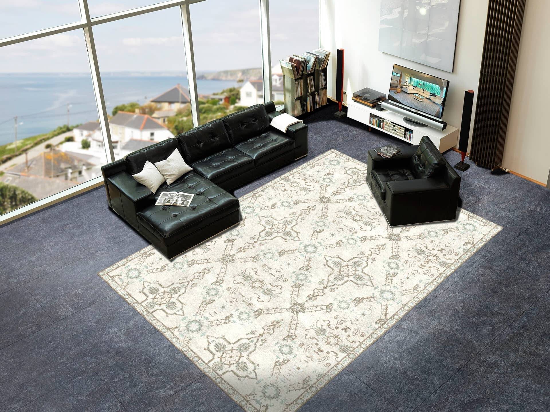 Makalu Nepal Teppich Antique M312 Handgetuftet im Wunschmaß Makalu Nepal Teppich Antique M312 Handgetuftet im Wunschmaß