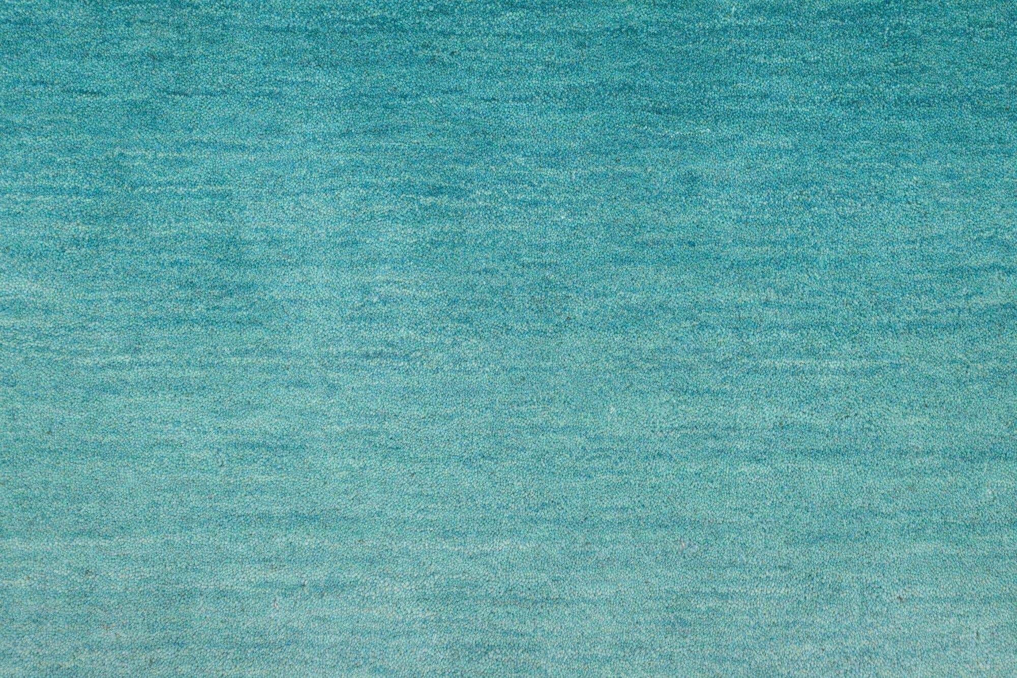 Teppich Modern 160x230cm Wanda handgewebt Schurwolle blau