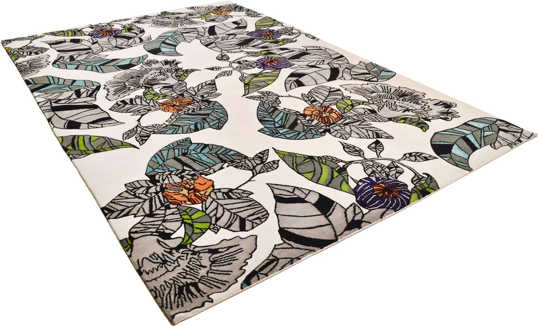 JabuSIlk30_C2898_x376_70-Wool-30-Silk_202x306_2 Teppich Nepal Jabu-Silk 30 Handgeknüpft 202x306 cm C2898