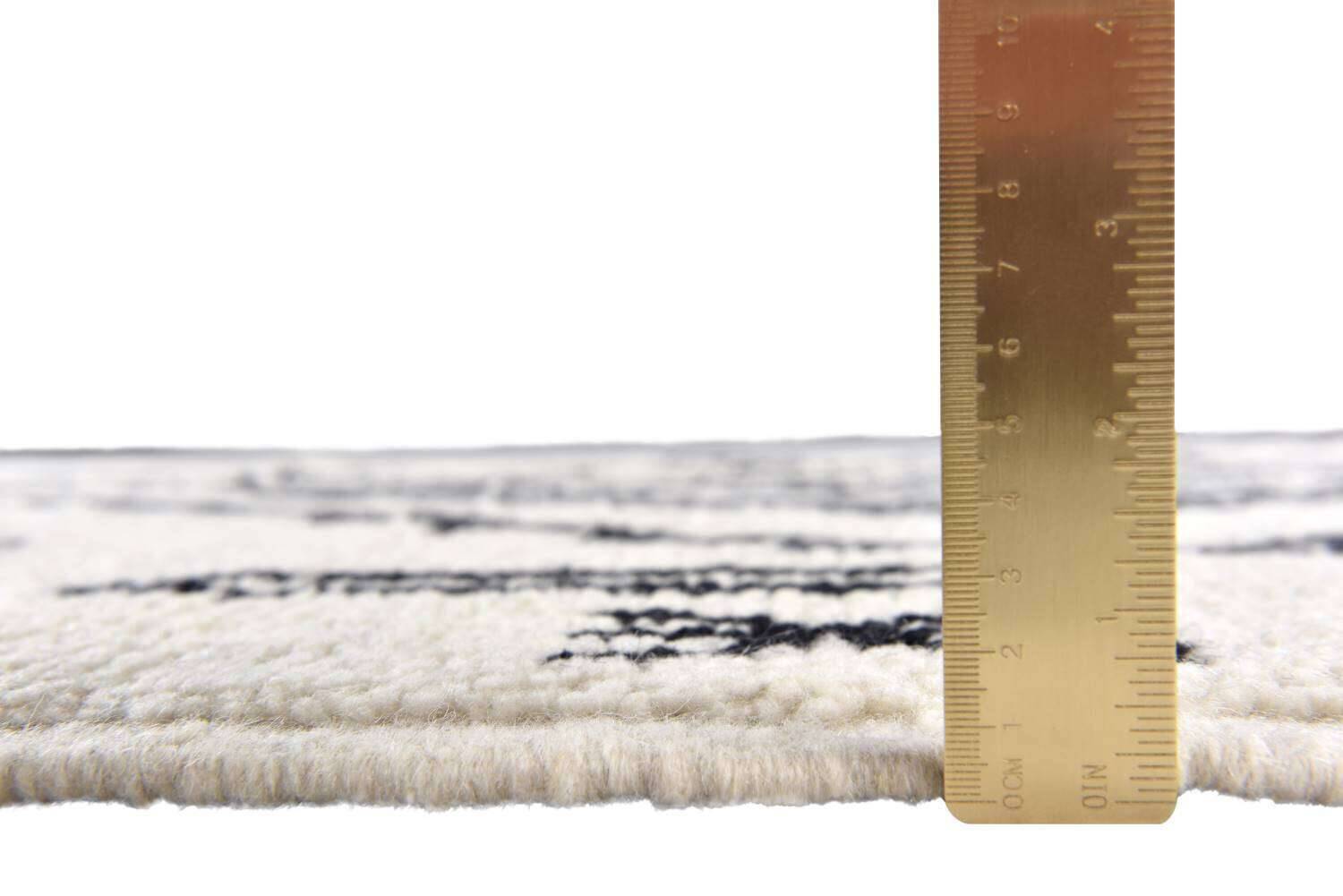 BenniUrein_2008_997Blanc_426558_5 Berber Teppich Beni Ourain 120x200cm Schafwolle