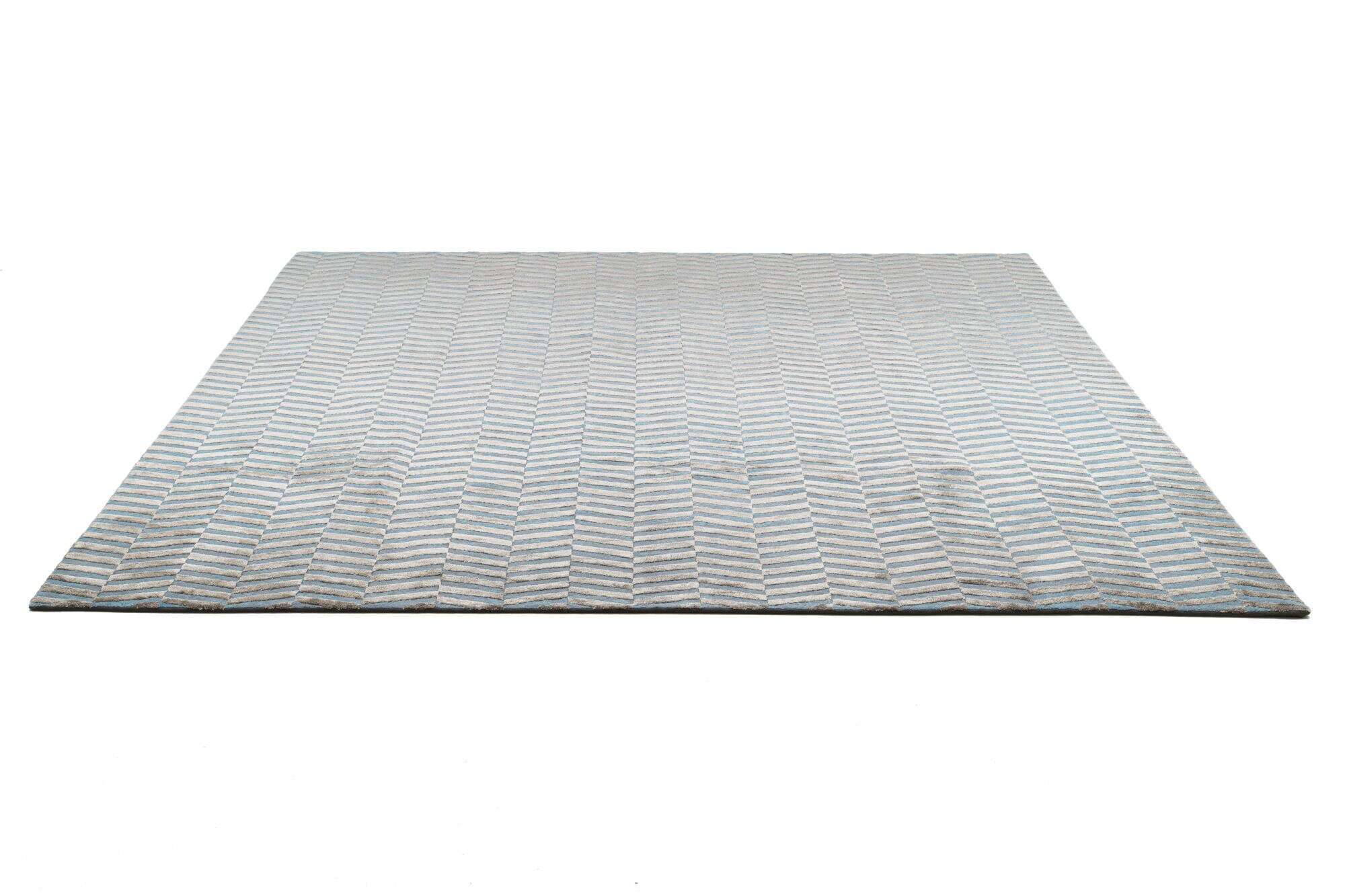 Nepal Teppich Jabu Silk 60 Wolle Seide Design Teppich 245x303cm
