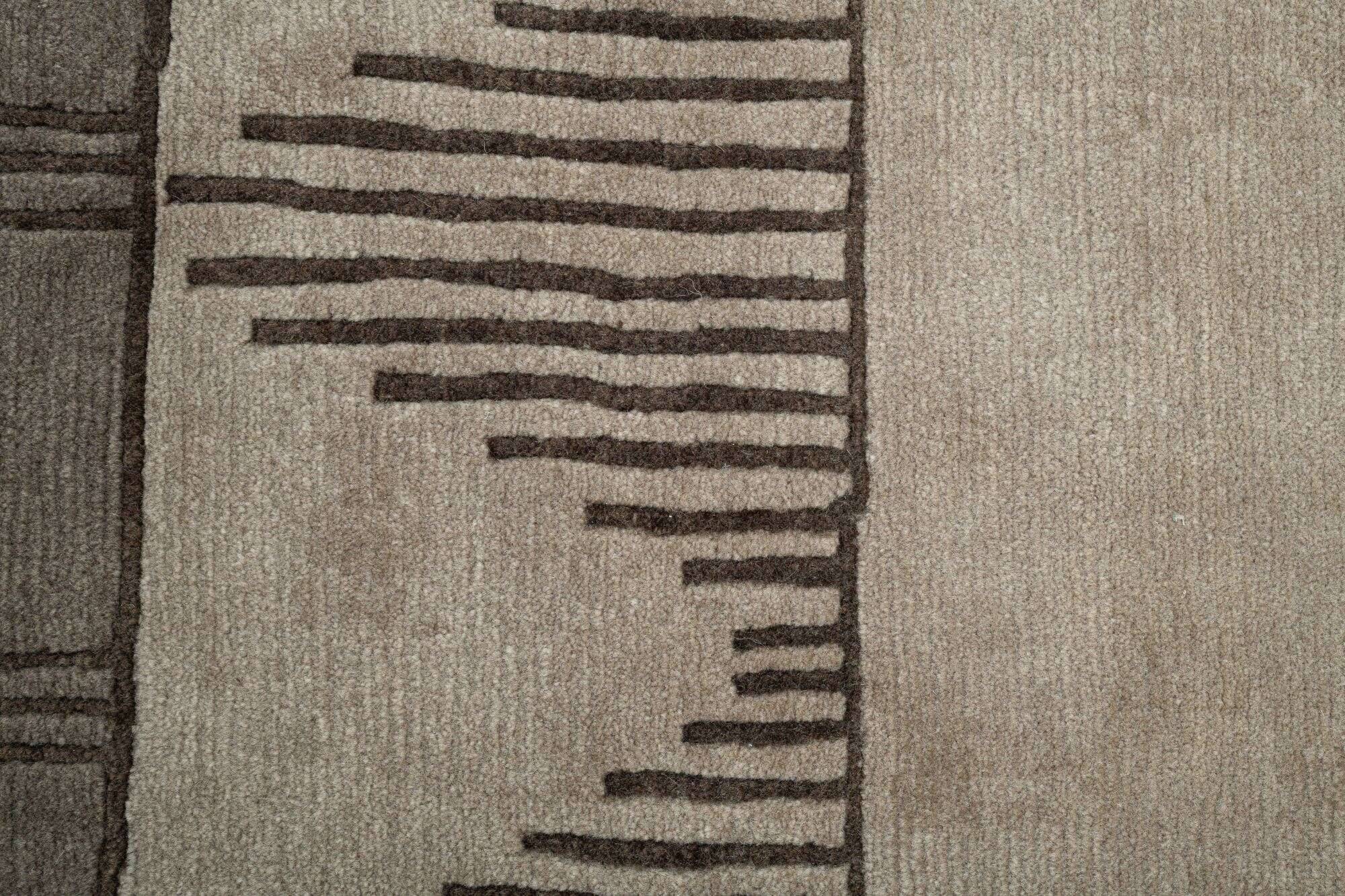 baktapur_c3852_560creambrown_413184_3 Nepal Teppich Baktapur Elegance Design Handgeknüpft Wunschmaß